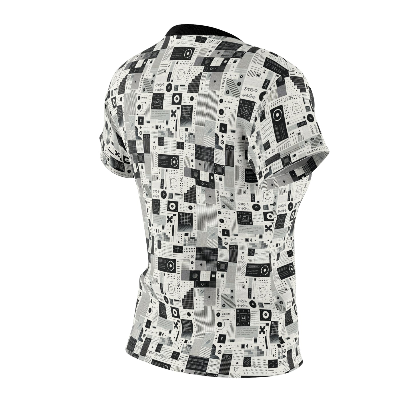 Digital Minimalism Minimalist Tech Women's Cut & Sew Tee - 8404 Design-50