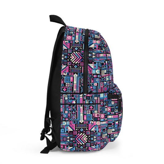 Digital Rebellion Youthful Streetwear with a Rebellious Digital Twist Backpack - 8404 Design-65
