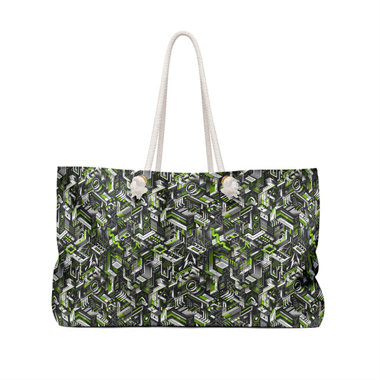 Graffiti Tech Fusion Bold Streetwear Fusion Weekender Bag - 8404 Design-53