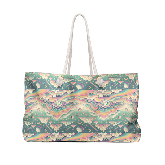 Digital Dreamland Whimsical and Nostalgic Streetwear With a Digital Twist Weekender Bag - 8404 Design-65