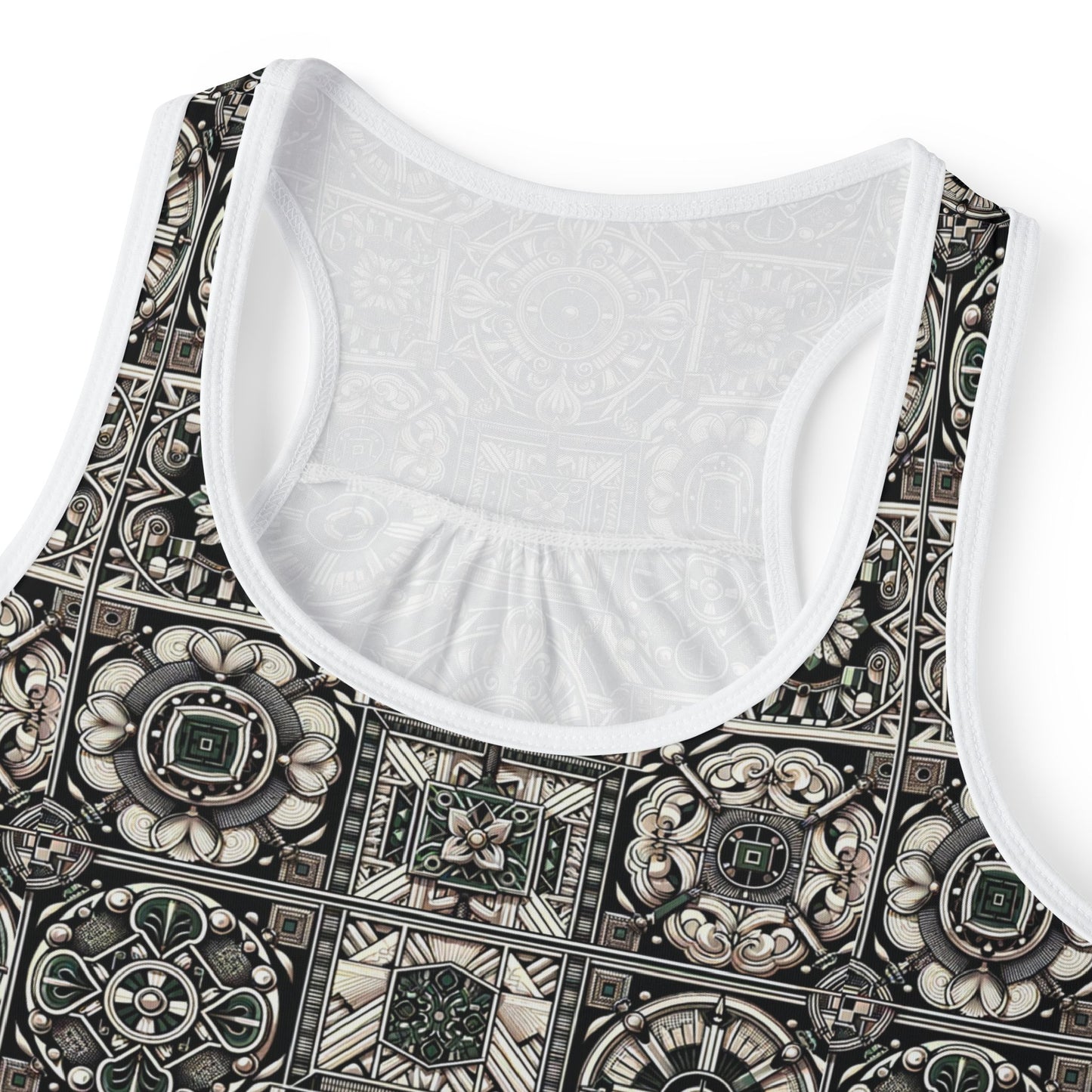 Cyber Garden Party Tech Garden Extravaganza Women's Tank Top - 8404 Design-45
