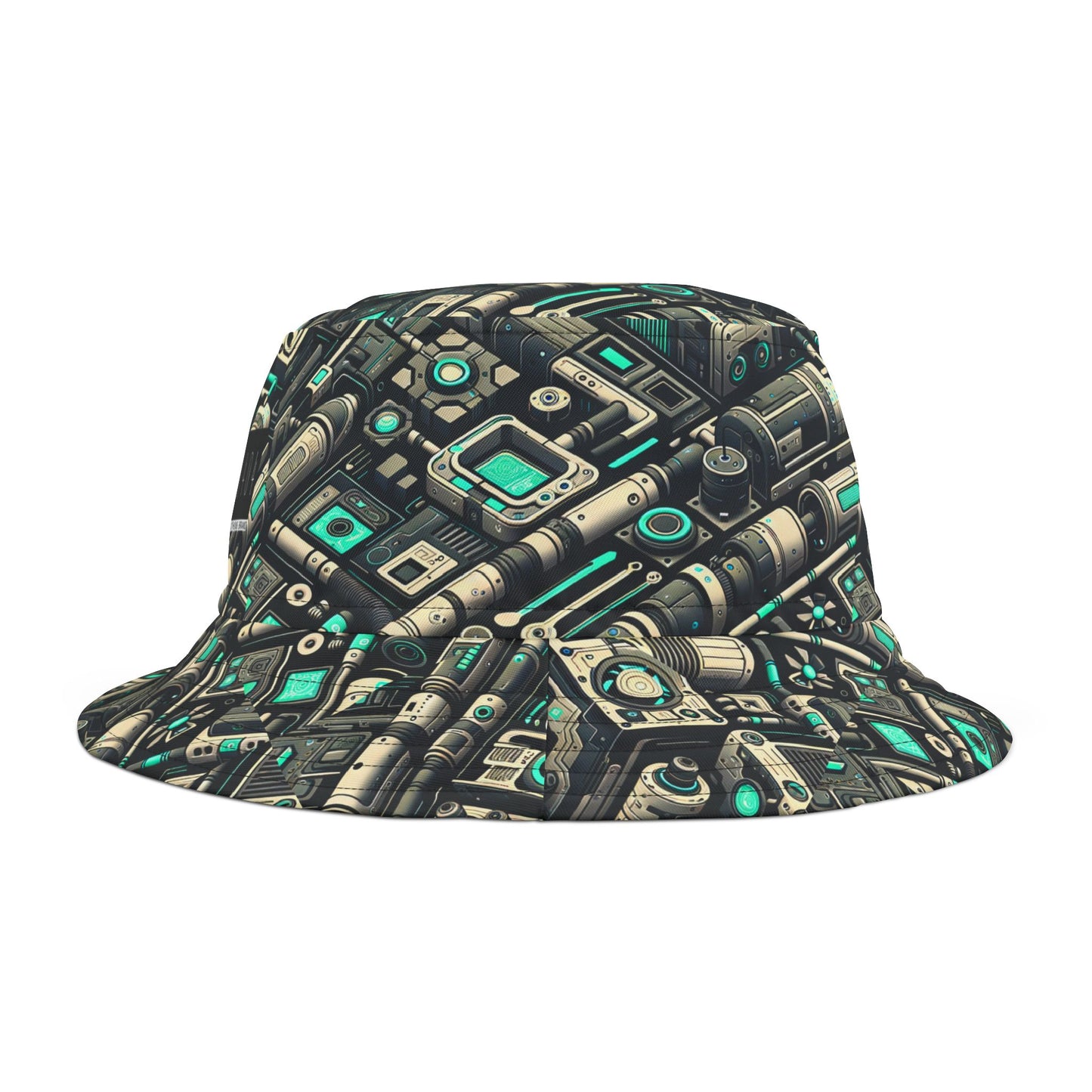 Tech Utility Fusion Modern Tech Streetwear Bucket Hat - 8404 Design-49