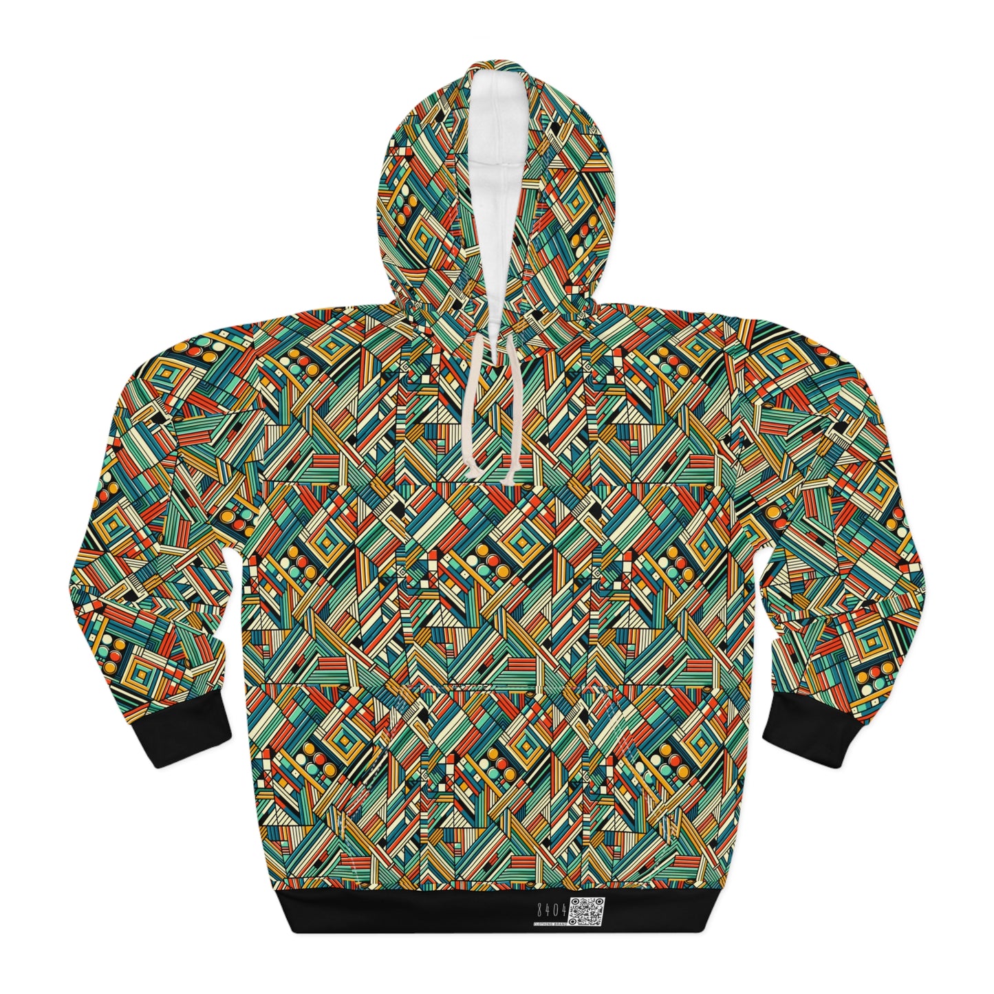 Abstract Graphic Art Modern Artistic Expression Pullover Hoodie - 8404 Design-67