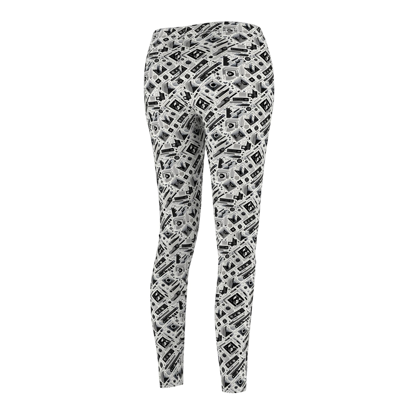 Tech Minimalism Minimalist Tech Women's Cut & Sew Casual Leggings - 8404 Design-72