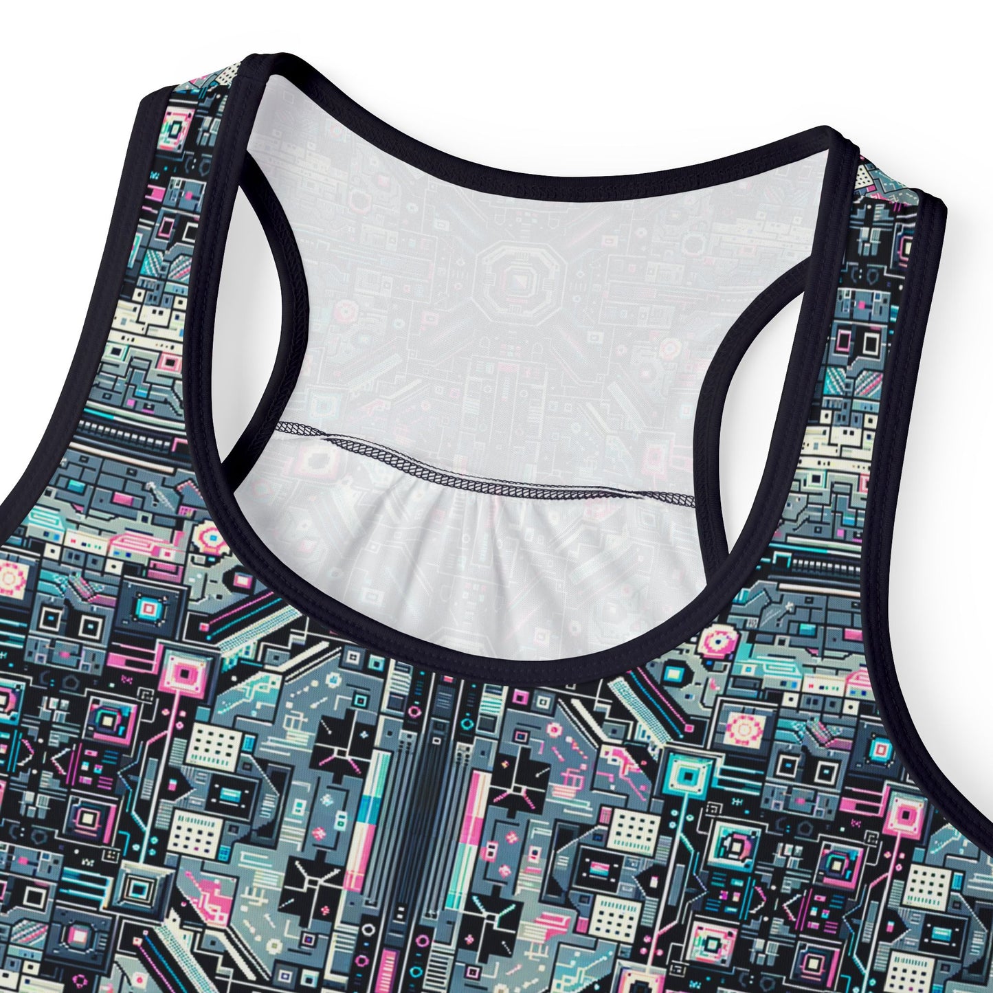 Digital Renaissance Tech-Forward Maximalism Women's Tank Top - 8404 Design-44