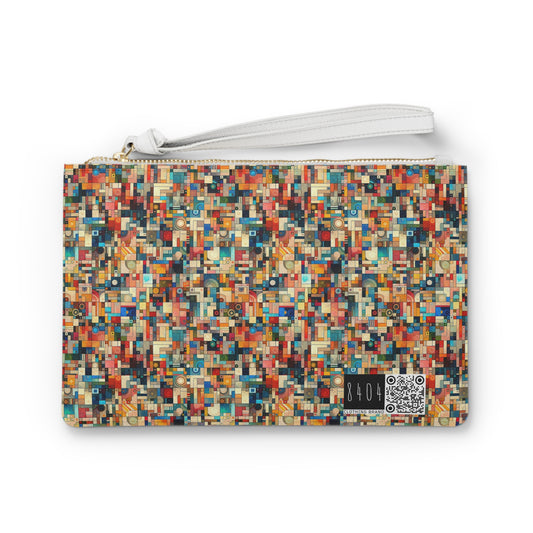 Digital Artistic Expression Artistic Streetwear Clutch Bag - 8404 Design-46