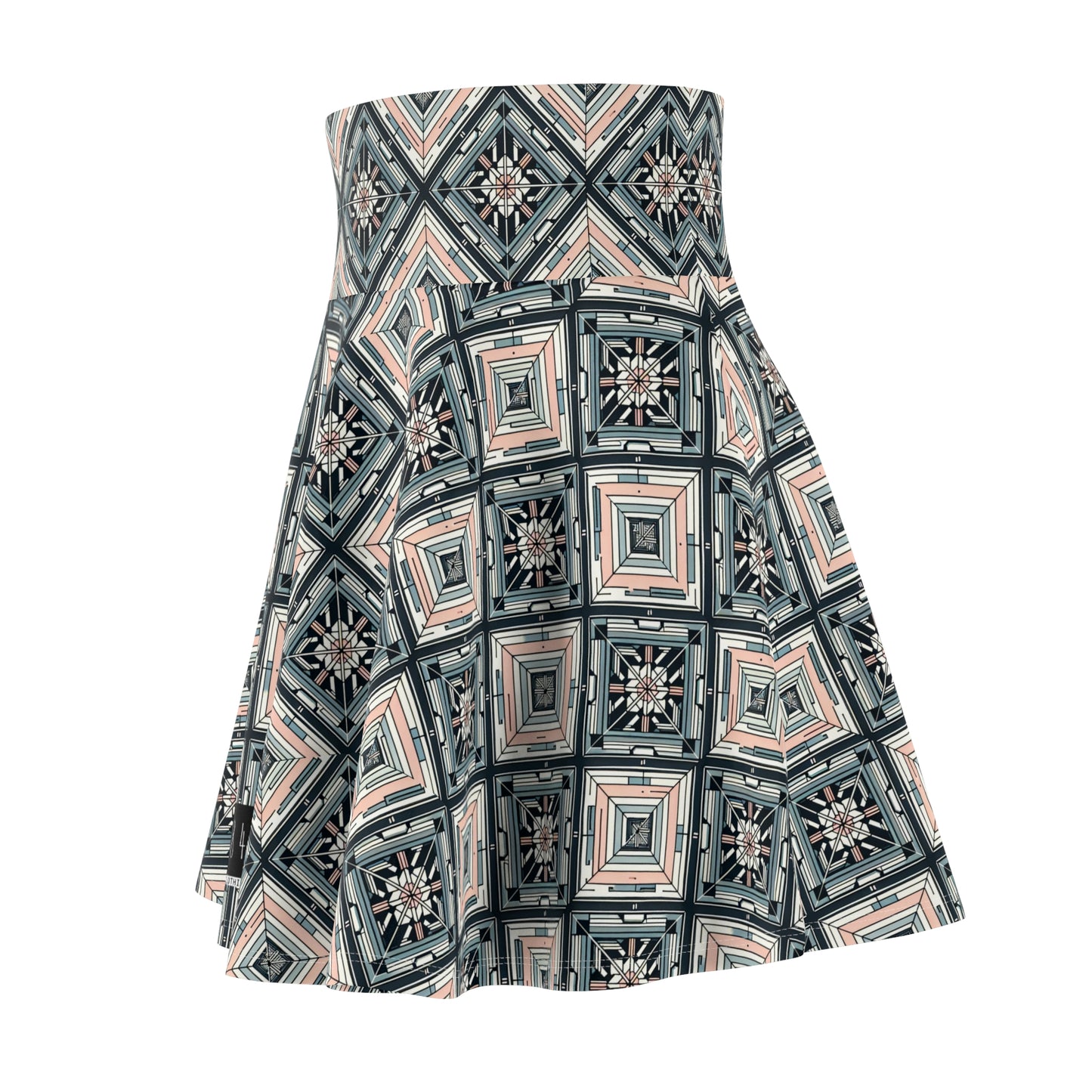 Tech Minimalism Minimalist Tech Women's Skater Skirt - 8404 Design-60