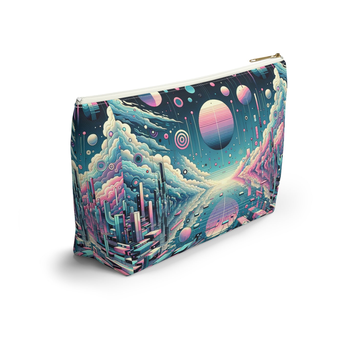 Digital Dreamscapes Digitally-Inspired Streetwear With a Dreamy, Surreal Twist Accessory Pouch W T-Bottom - 8404 Design-61