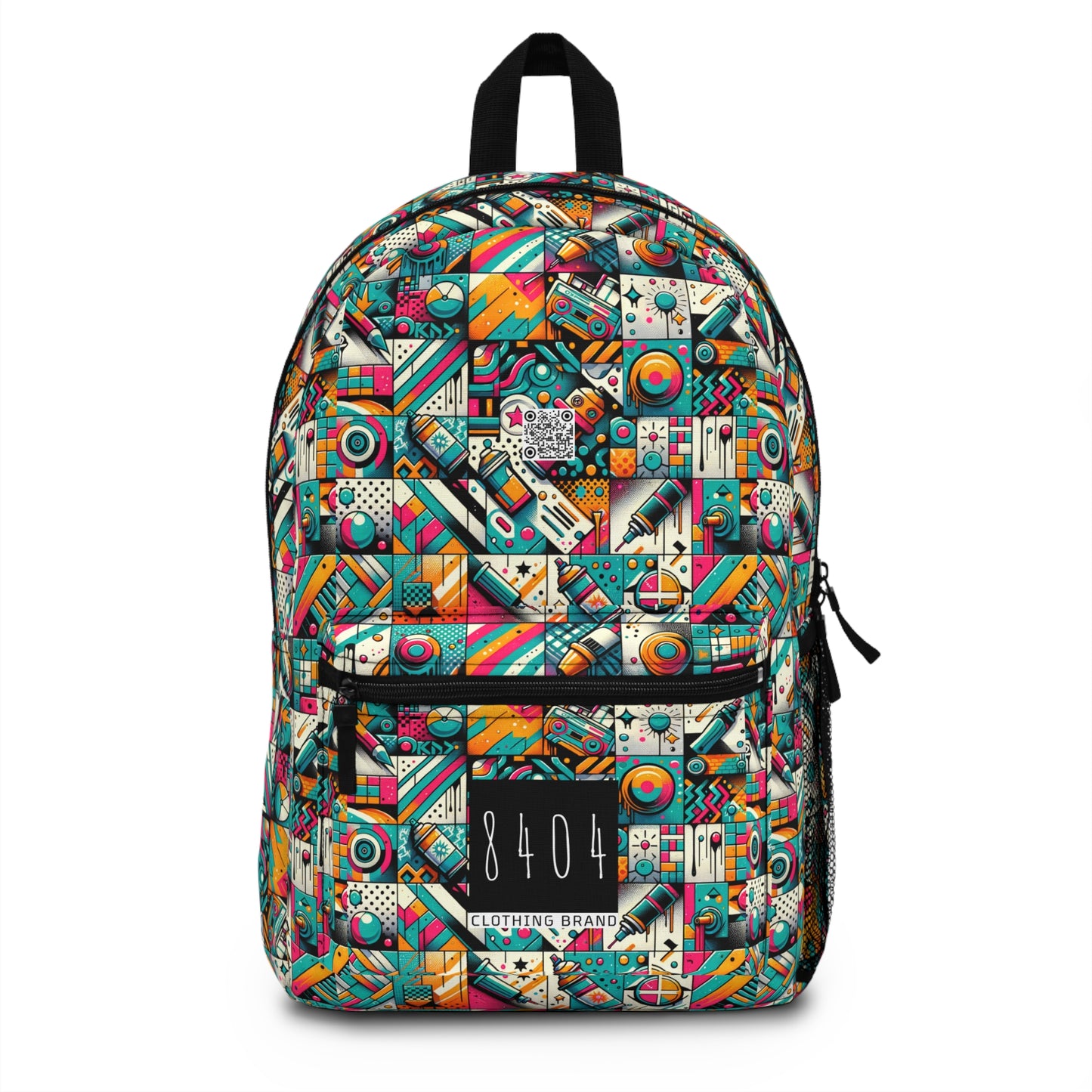 Graffiti Fusion Modern Street Art Fusion Backpack - 8404 Design-58
