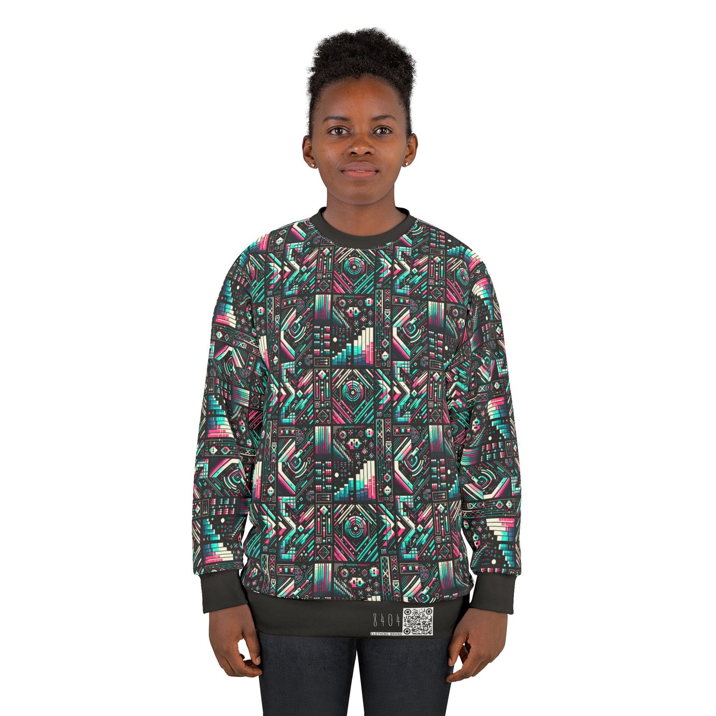 Digital Artistry Digital-native Streetwear Sweatshirt - 8404 Design-60