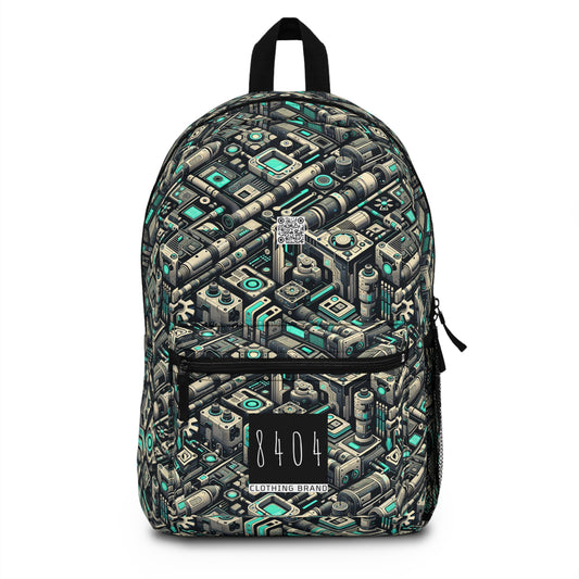 Tech Utility Fusion Modern Tech Streetwear Backpack - 8404 Design-49