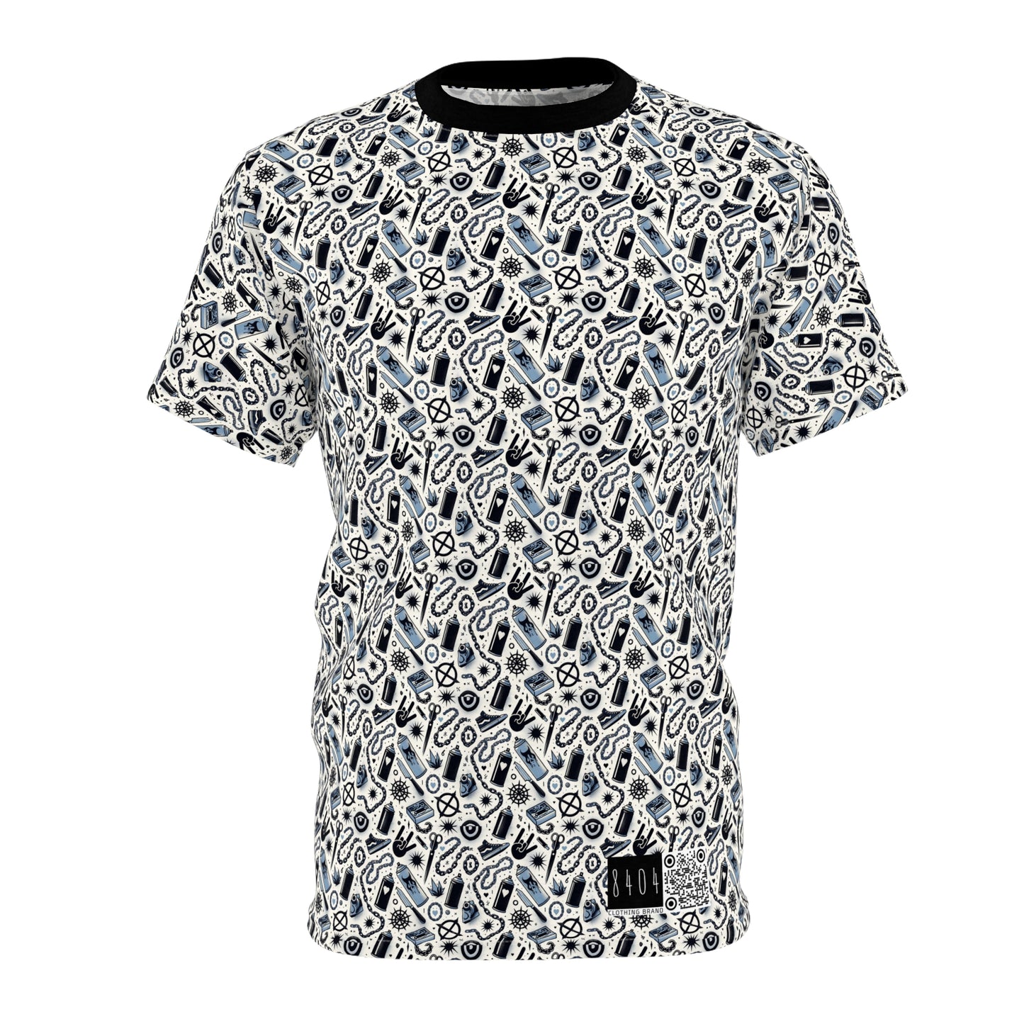 Cultural Rebellion Graphics Edgy and Rebellious With a Hint of Nostalgia Unisex Cut & Sew Tee - 8404 Design-57