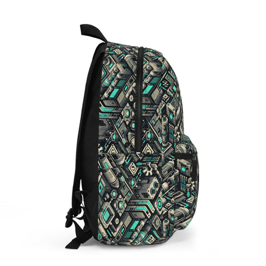 Tech Utility Fusion Modern Tech Streetwear Backpack - 8404 Design-49