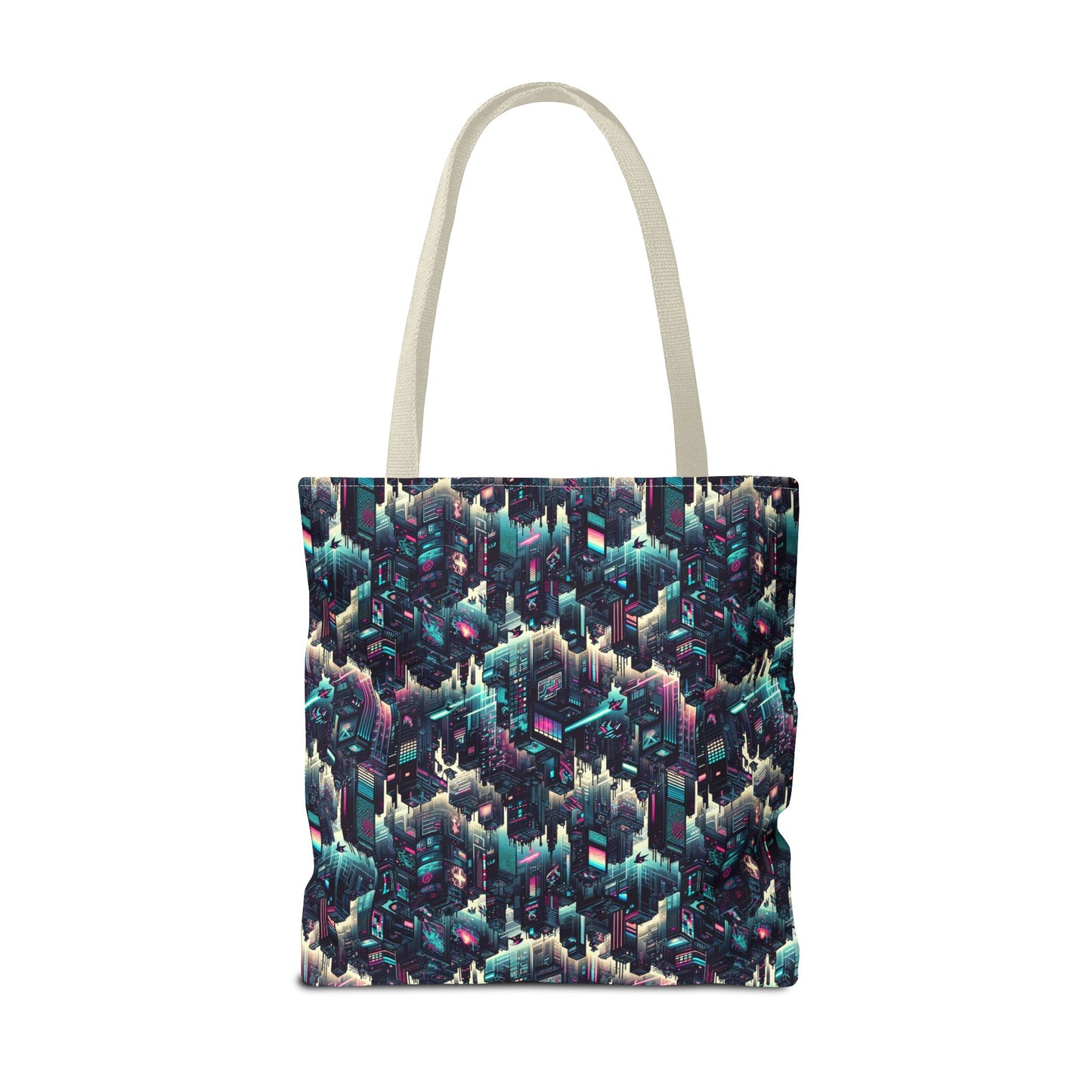 Digital Rebellion Tech-Inspired Streetwear Tote Bag - 8404 Design-51