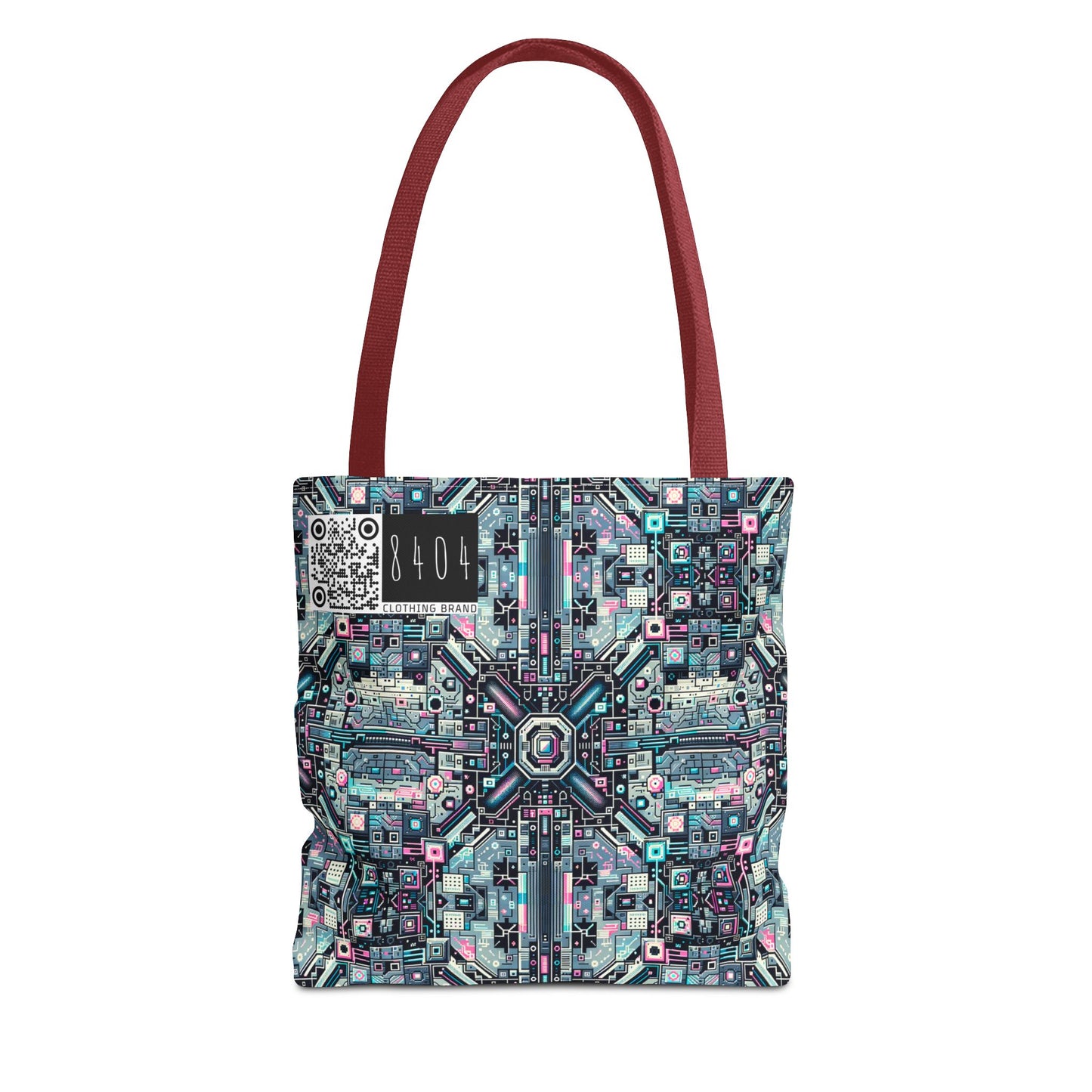 Digital Renaissance Tech-Forward Maximalism Tote Bag - 8404 Design-44