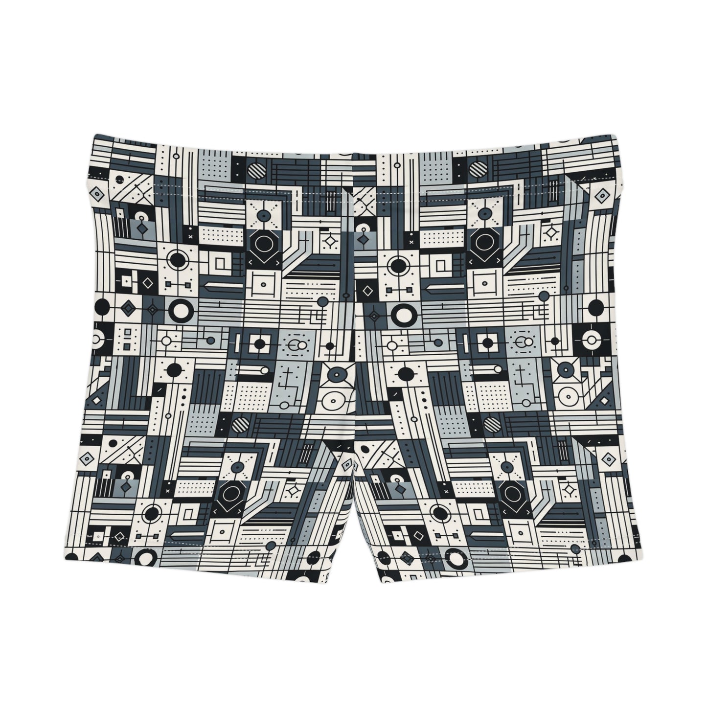 Digital Minimalism Minimalist Tech Women's Shorts - 8404 Design-49