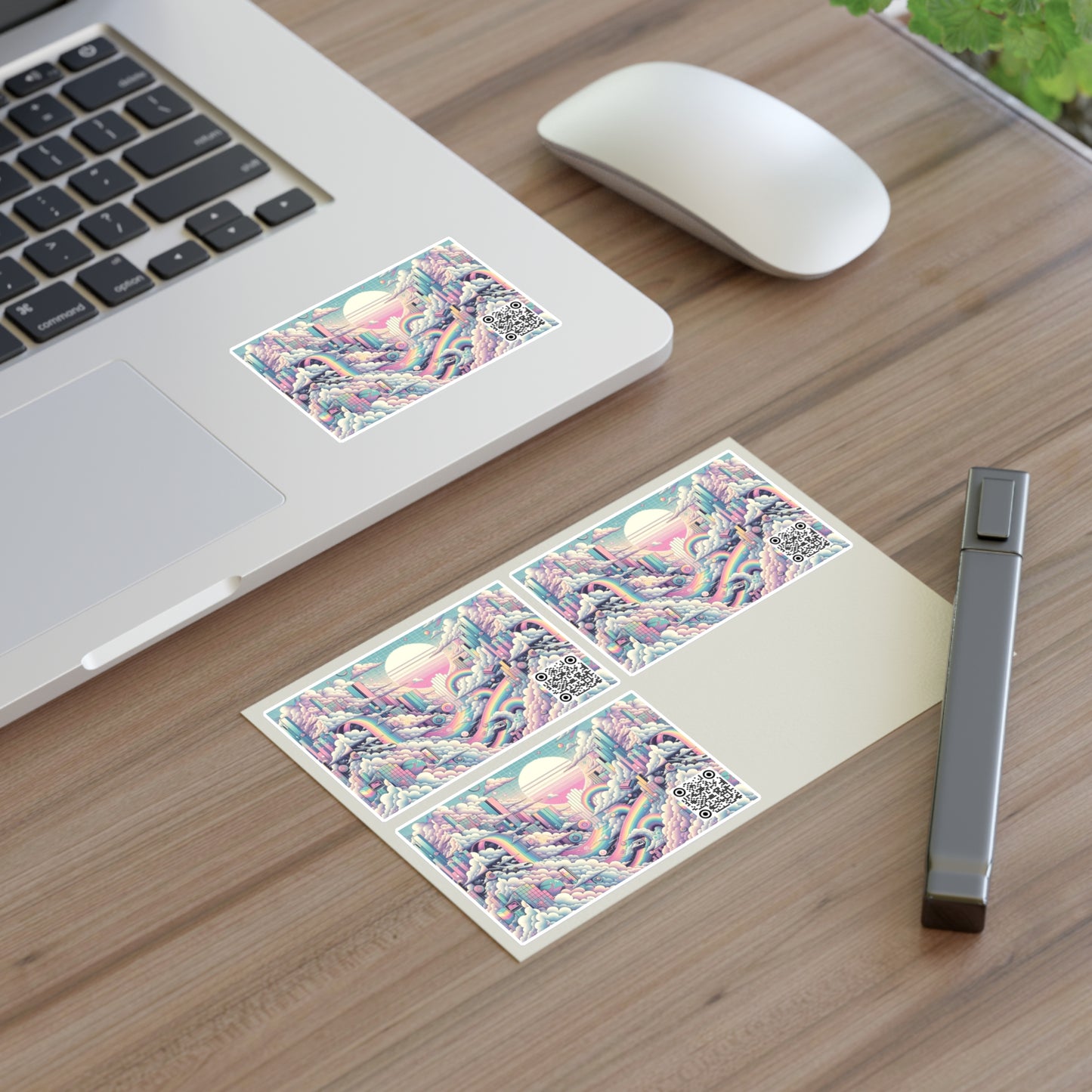 Digital Dreamland Whimsical and Nostalgic Streetwear With a Digital Twist Sticker Sheets - 8404 Design-59