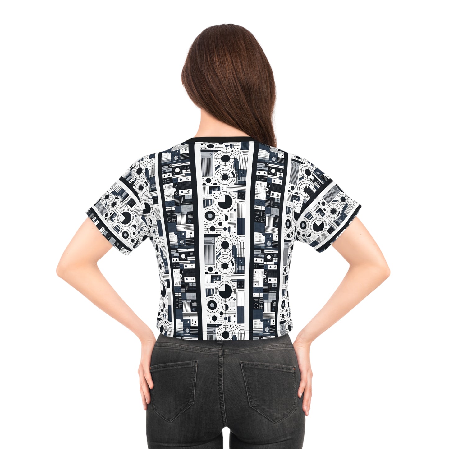 Minimalist Athleisure Minimalist Tech Crop Tee - 8404 Design-54