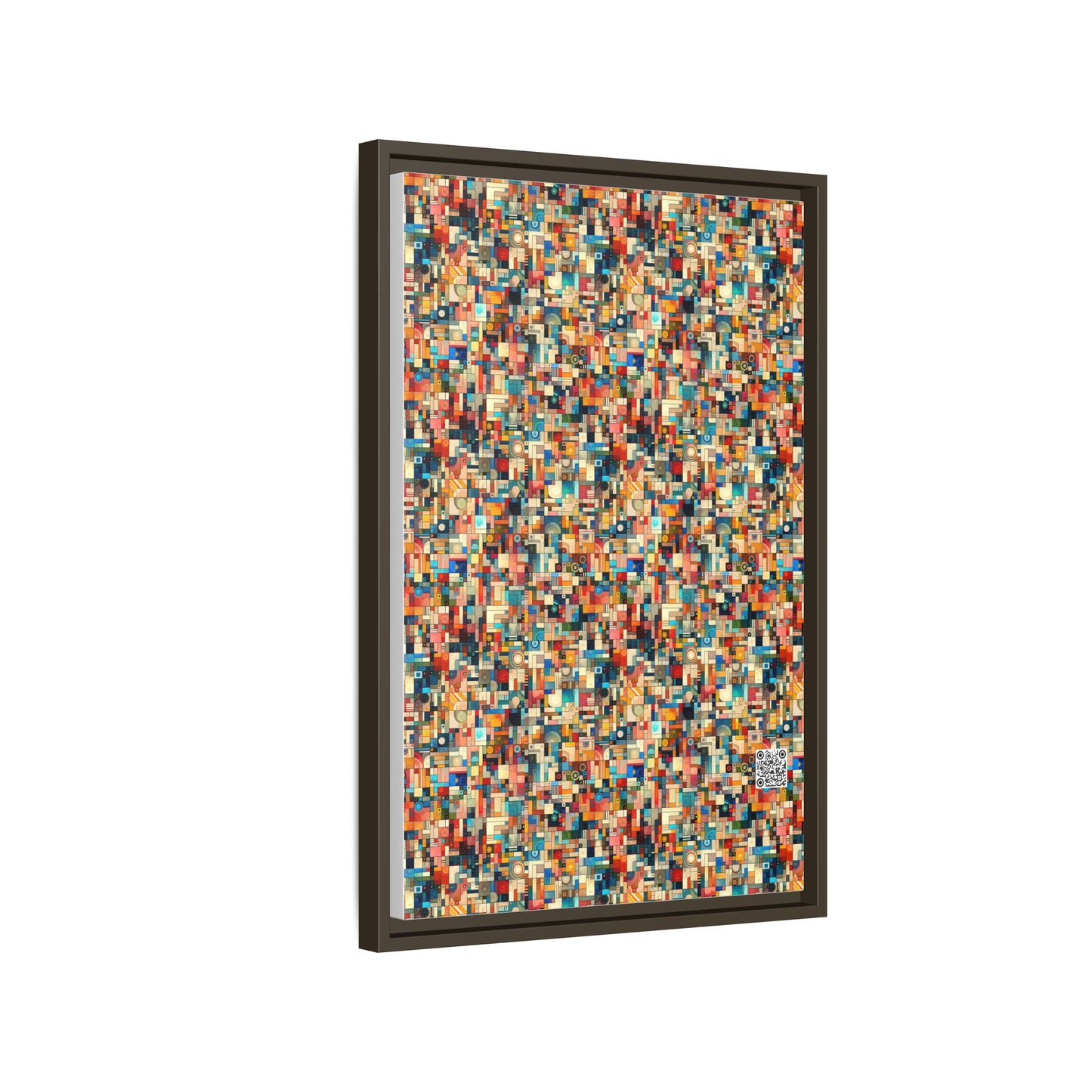 Digital Artistic Expression Artistic Streetwear Matte Canvas, Framed (multi-Color) - 8404 Design-46 B
