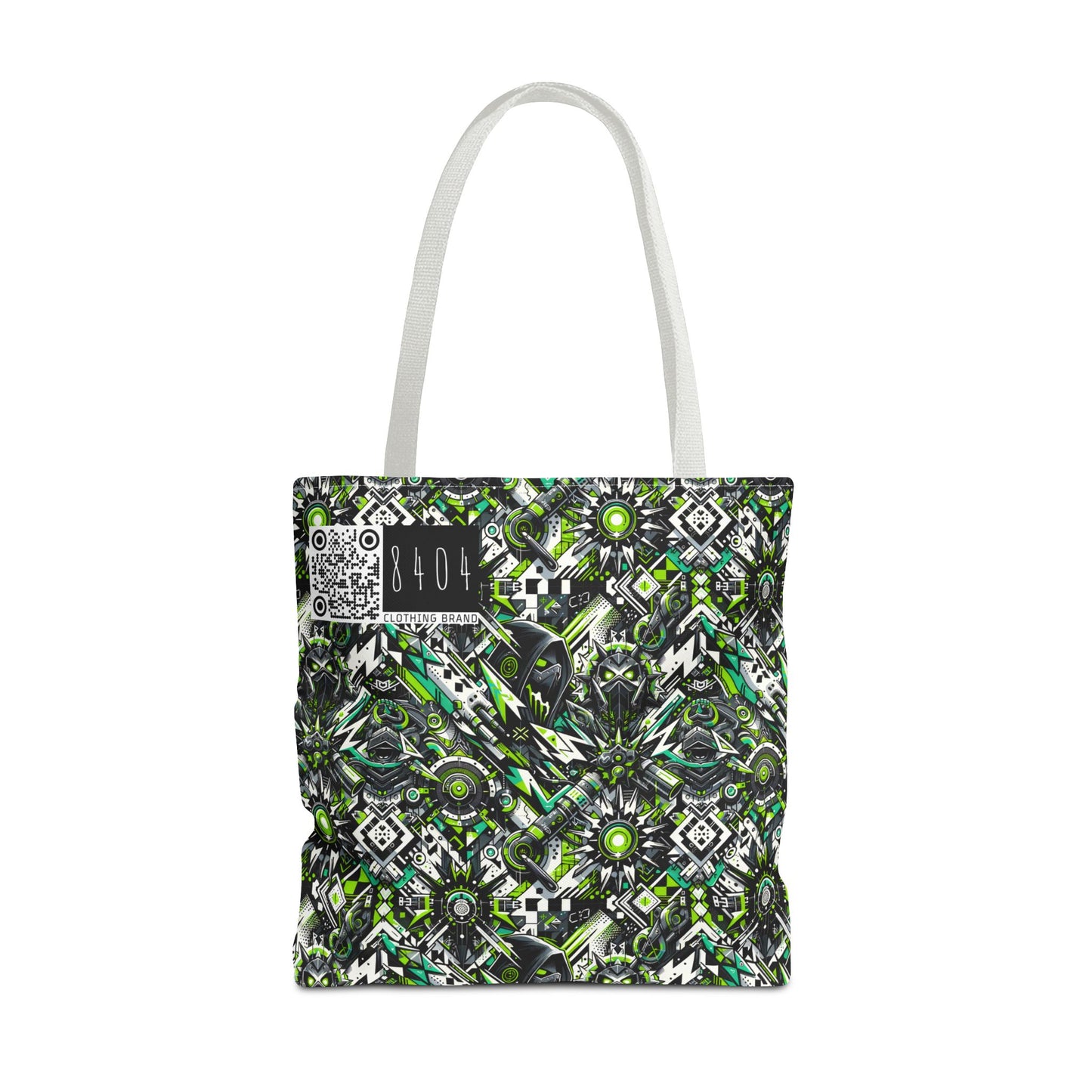 Graffiti Tech Fusion Bold Streetwear Fusion Tote Bag - 8404 Design-50