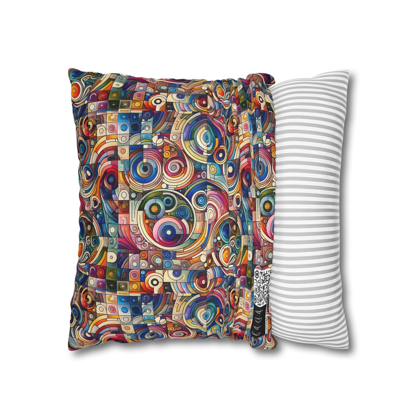Digital Artistic Expression Artistic Streetwear Spun Polyester Square Pillowcase - 8404 Design-49