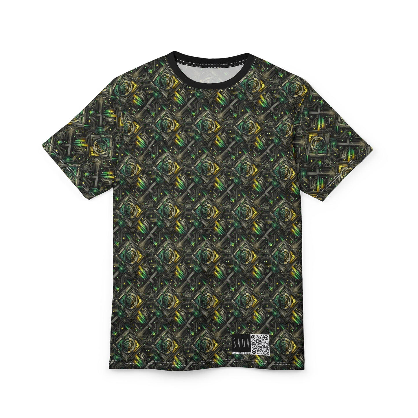 Tech Noir Graphics Tech-Inspired Streetwear Unisex Cut & Sew Tee - 8404 Design-57