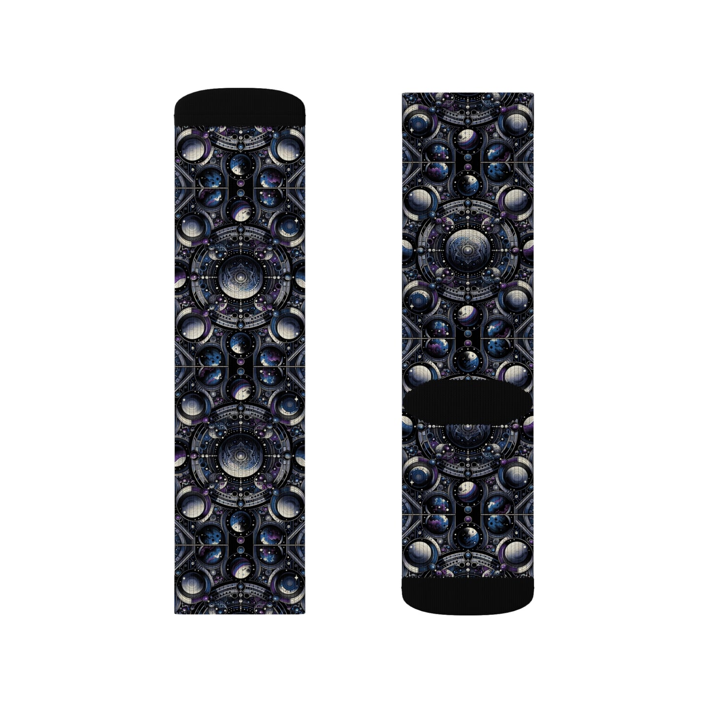 Tech Astronaut Tech-Forward Streetwear Meets Space Exploration Sublimation Socks - 8404 Design-46