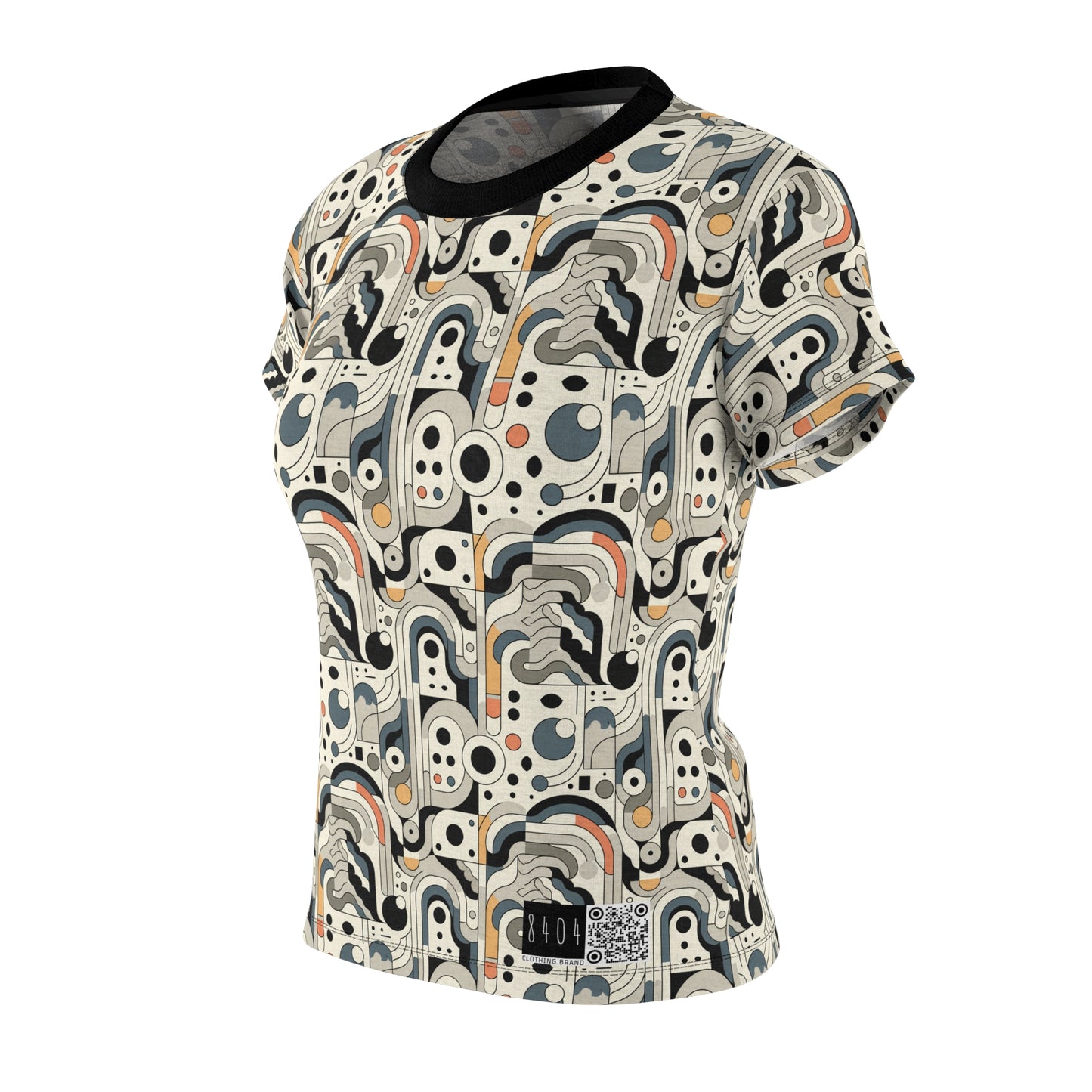 Modern Minimalism Minimalist Tech Women's Cut & Sew Tee - 8404 Design-60