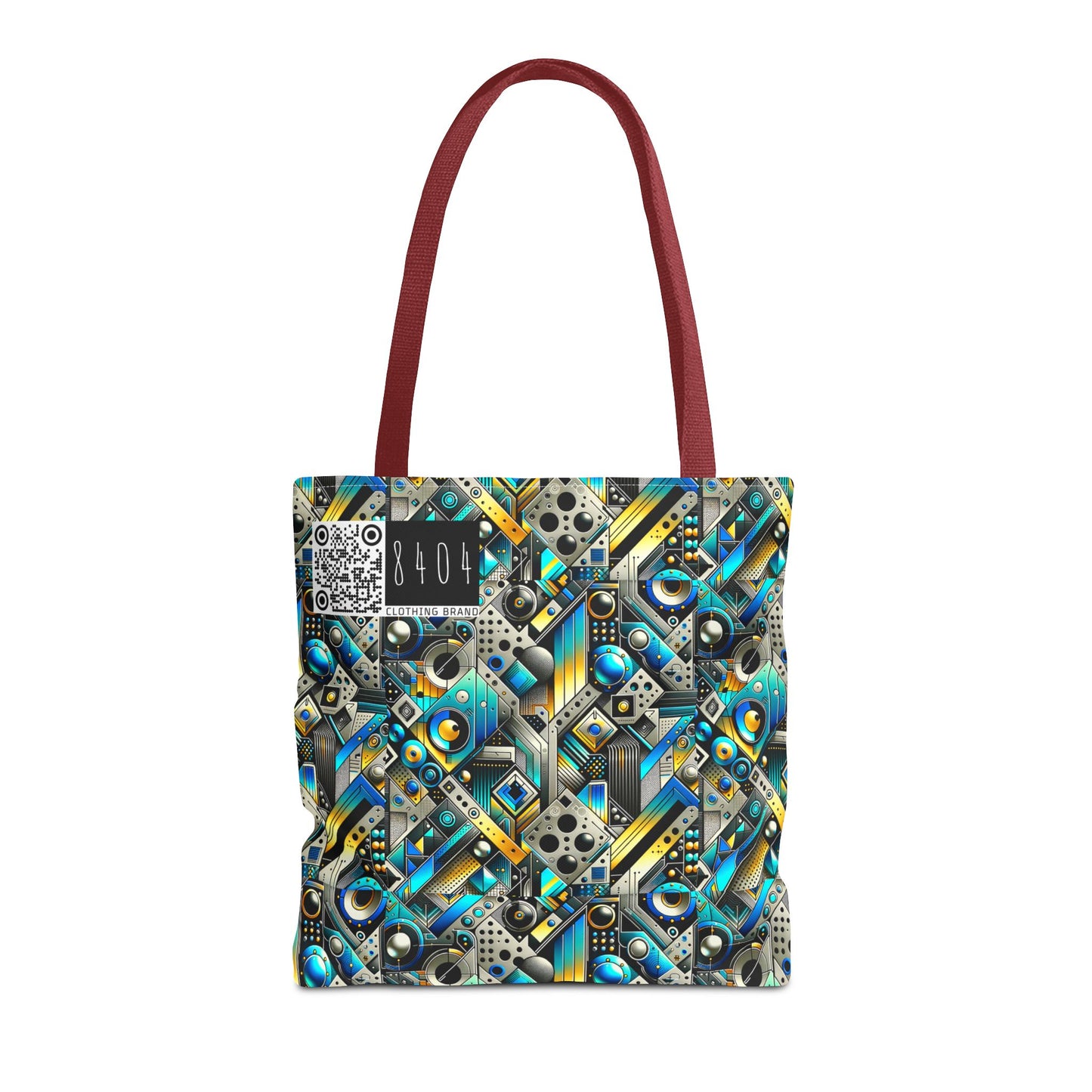Tech Art Fusion Tech-Forward Streetwear Tote Bag - 8404 Design-50