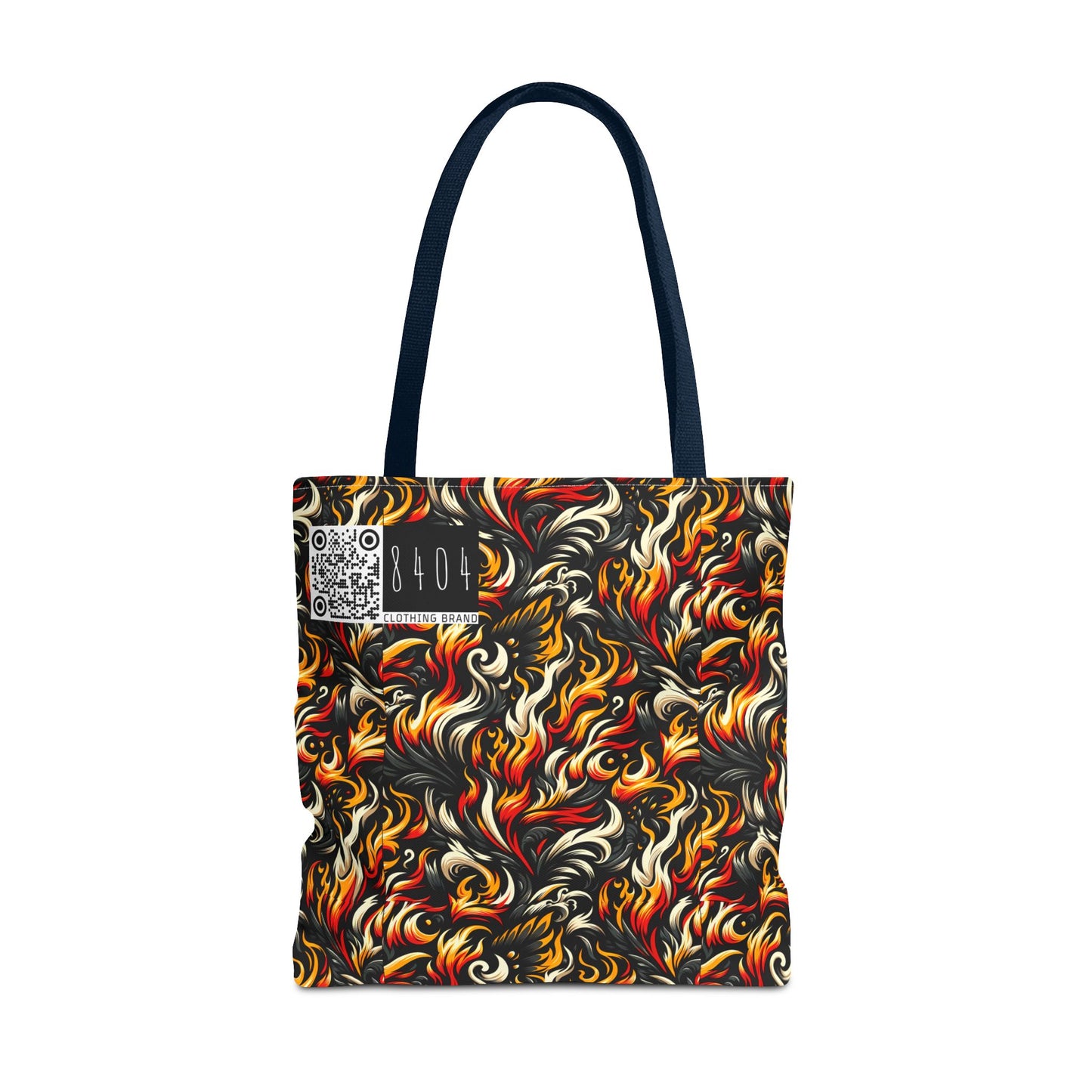 Fire & Flames Bold Streetwear Statement Tote Bag - 8404 Design-55