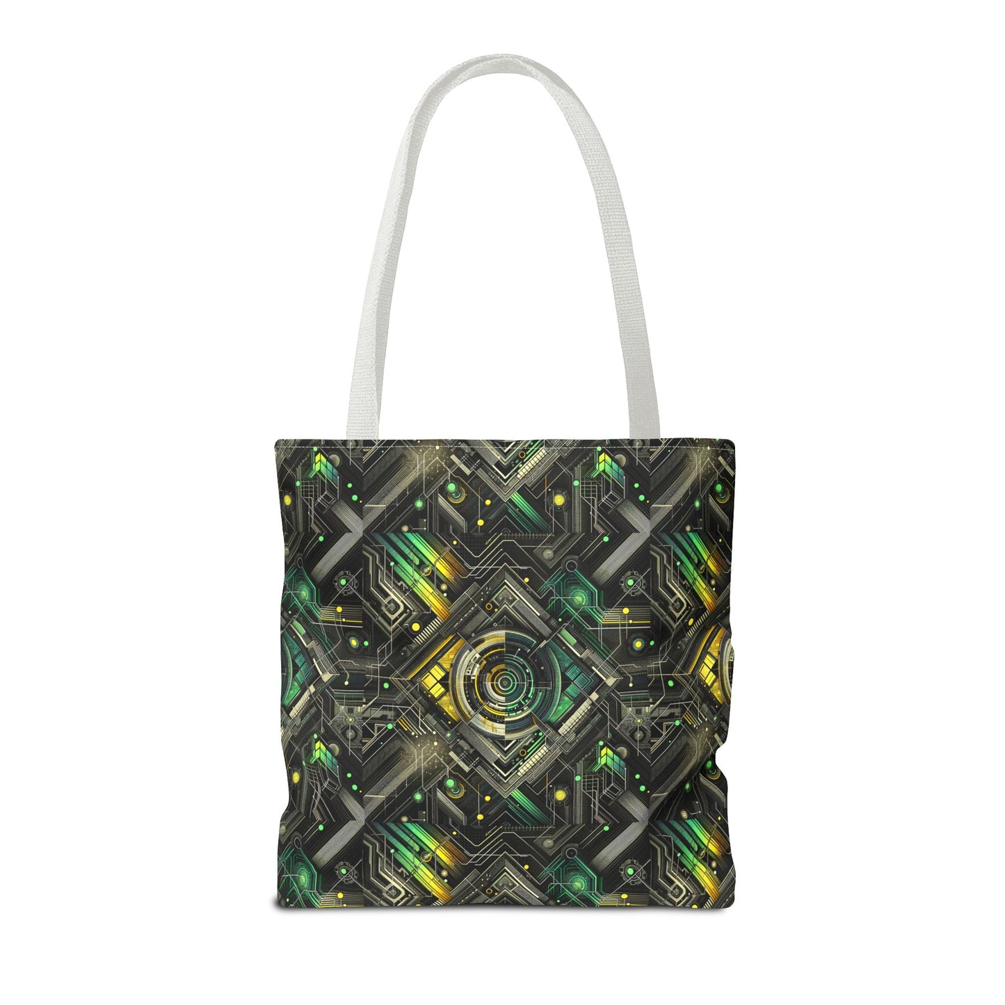 Tech Noir Graphics Tech-Inspired Streetwear Tote Bag - 8404 Design-57