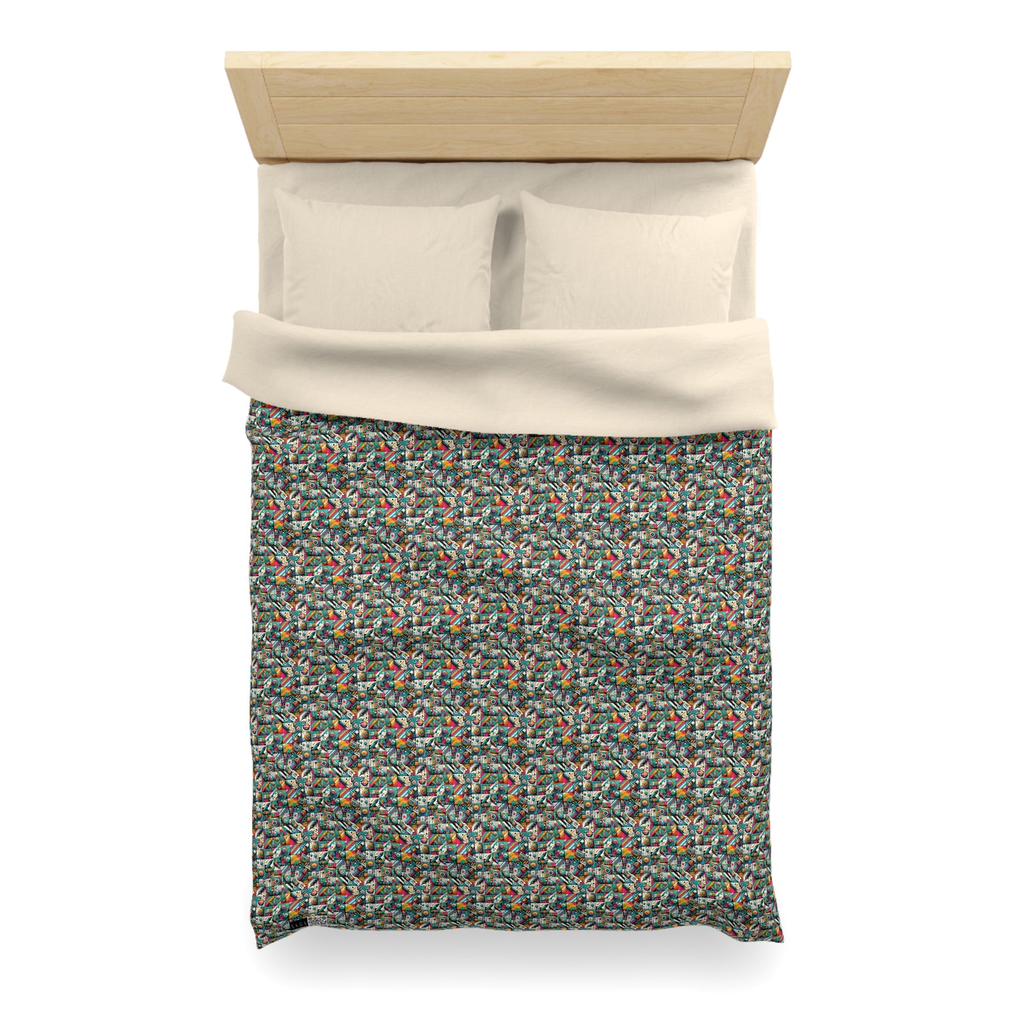 Graffiti Fusion Modern Street Art Fusion Microfiber Duvet Cover - 8404 Design-58
