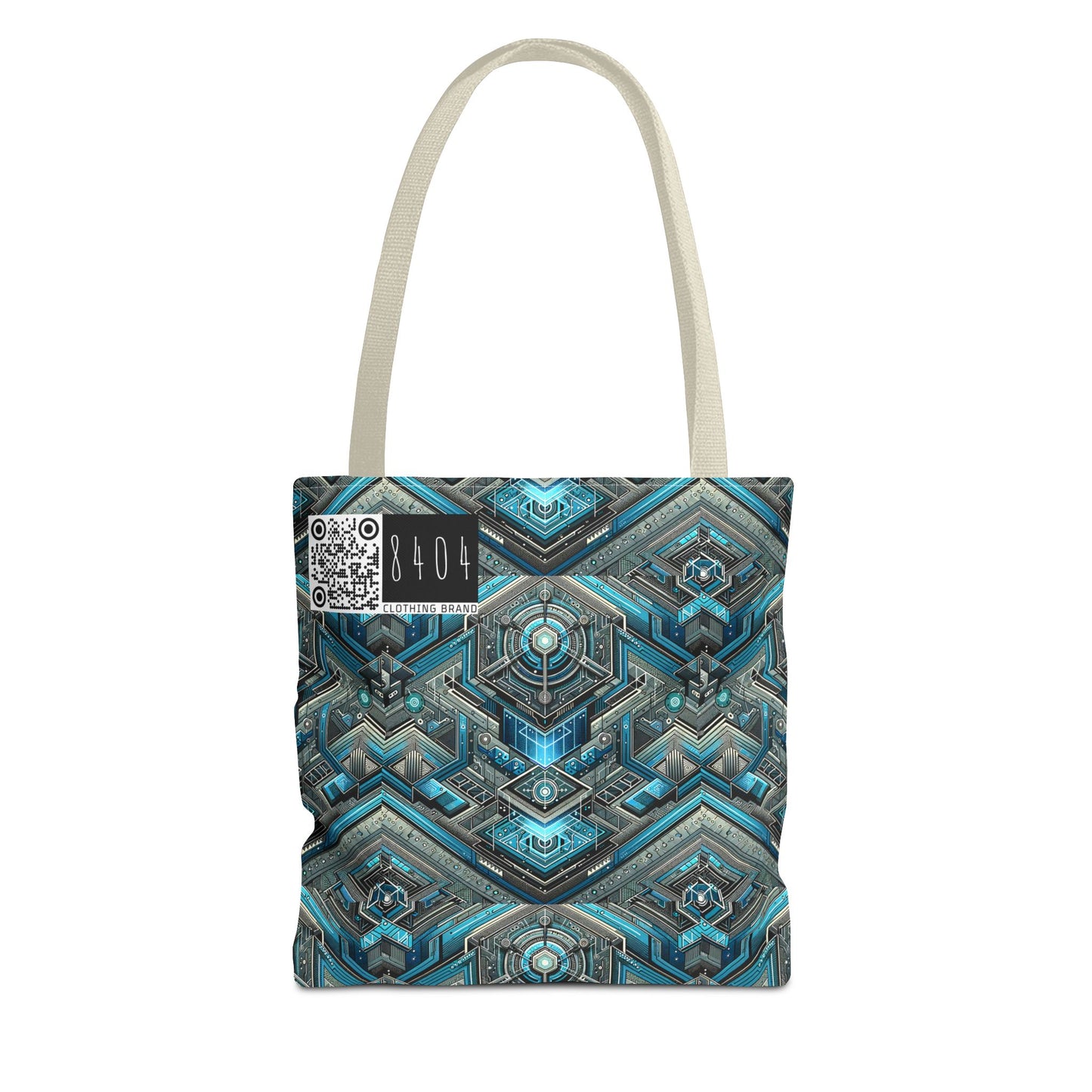 Tech-Infused Futurism Sleek Tech Edge Tote Bag - 8404 Design-49