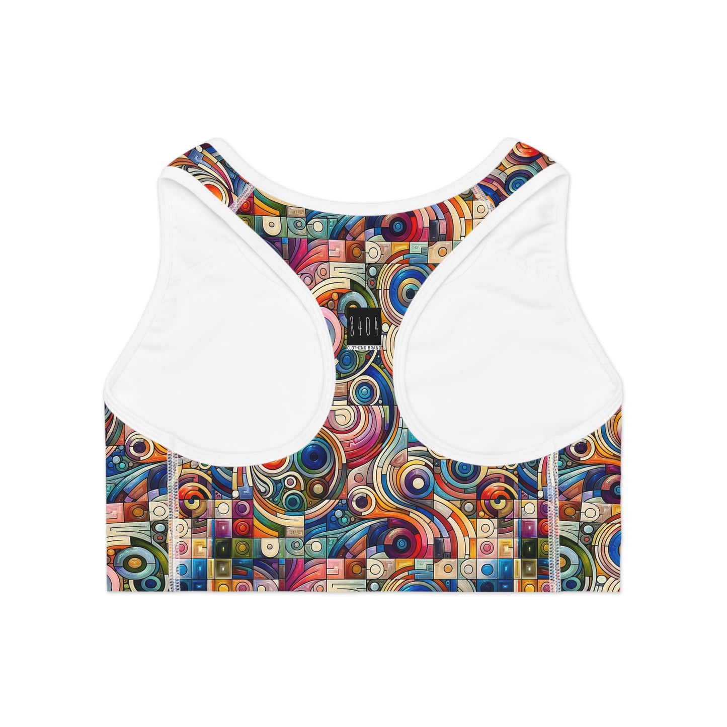 Digital Artistic Expression Artistic Streetwear Sports Bra - 8404 Design-49