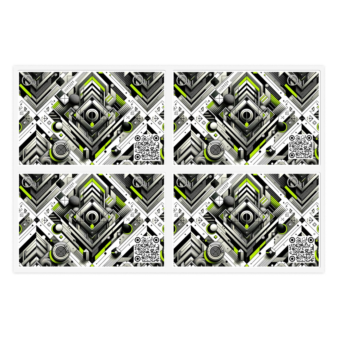 Elevated Sporty Tech Tech-Forward Streetwear Sticker Sheets - 8404 Design-70