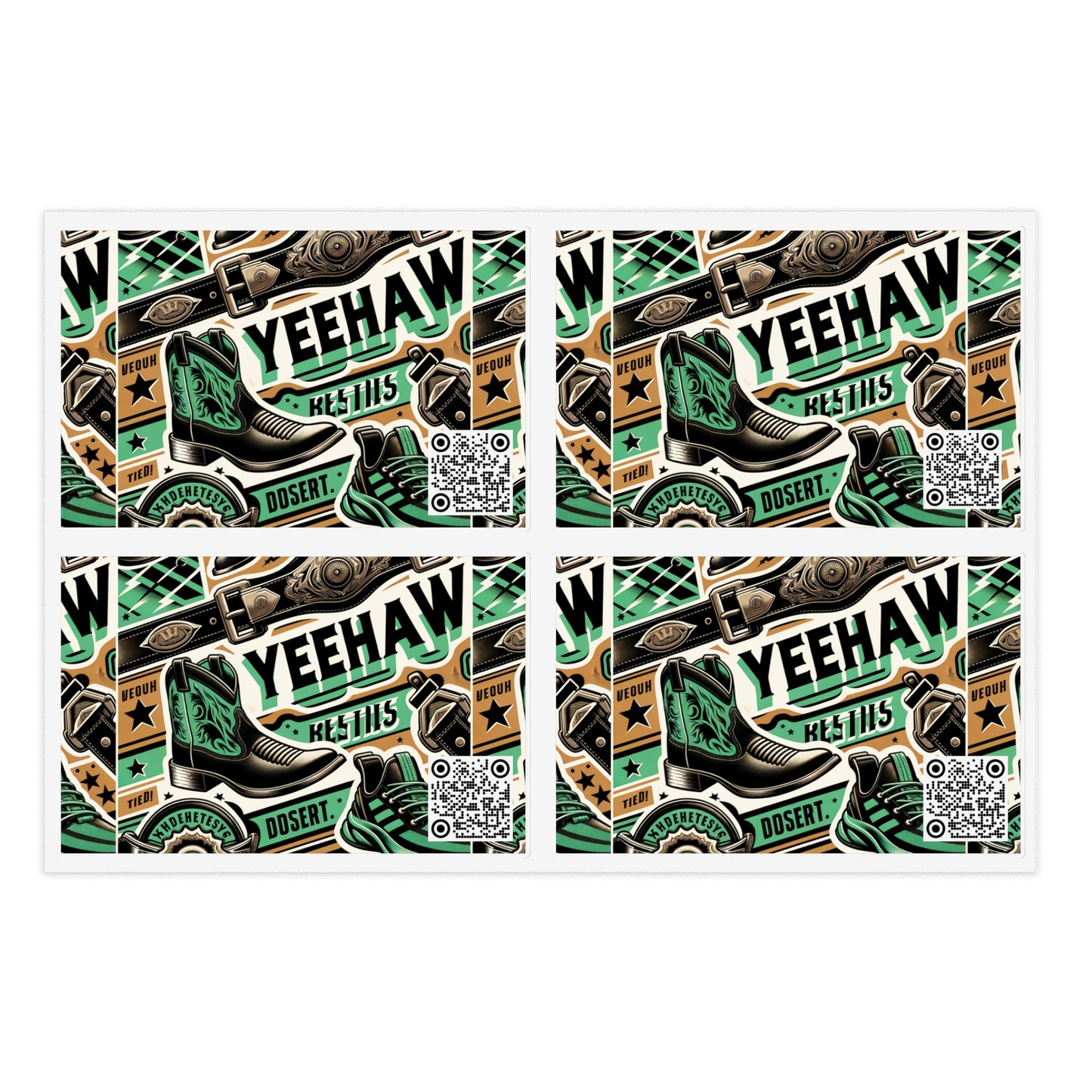 Digital Cowboy Tech-Western Fusion Sticker Sheets - 8404 Design-52