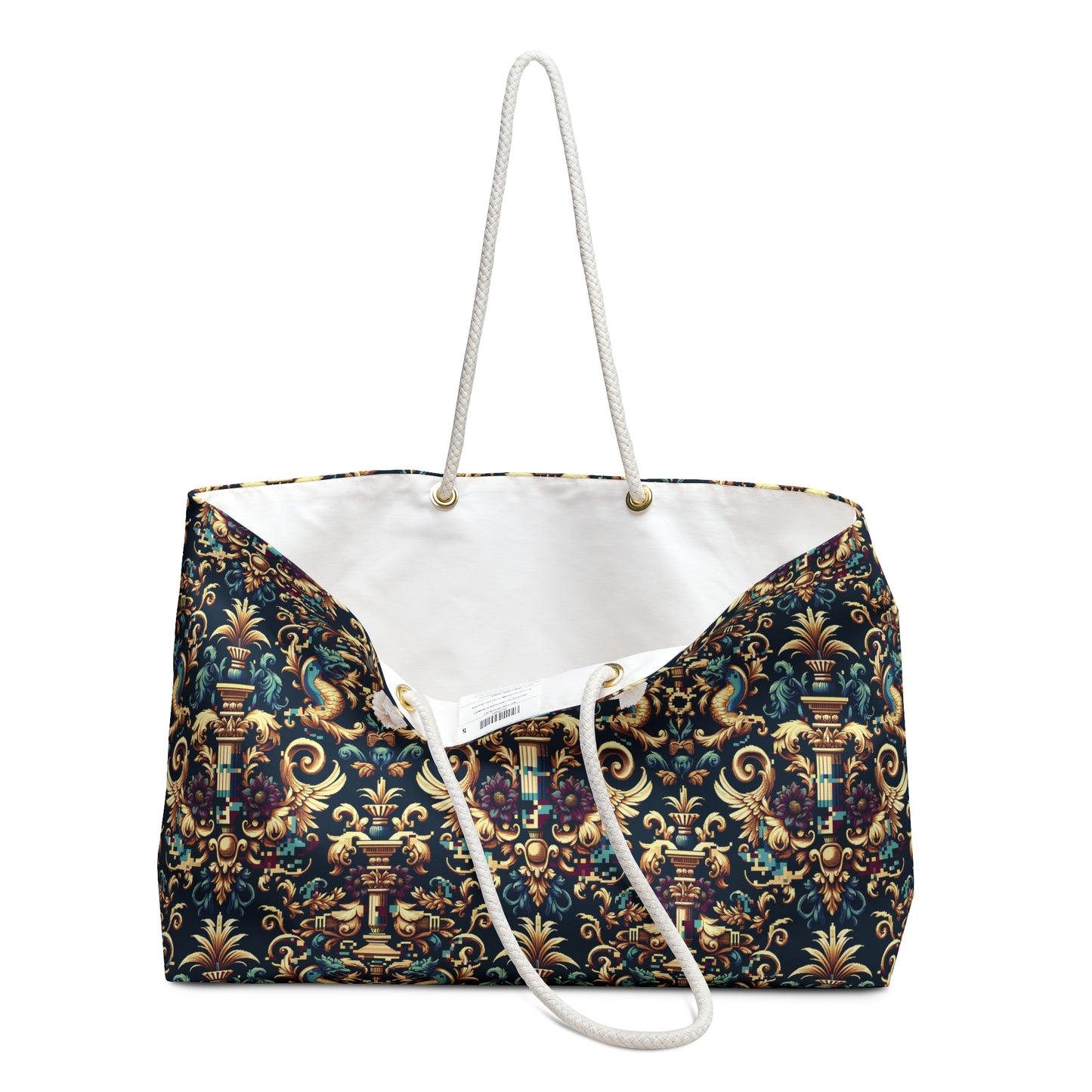 Digital Renaissance Modern Baroque Fusion Weekender Bag - 8404 Design-57