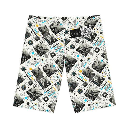 Tech Minimalism Minimalist Tech Women's Bike Shorts - 8404 Design-47