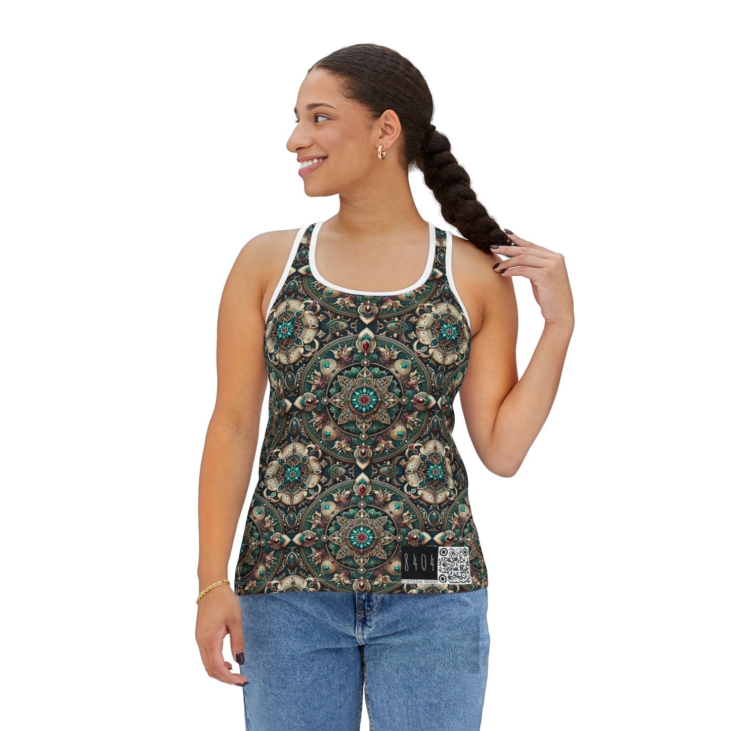 Neo-Dandyism Modern Dandy Streetwear Women's Tank Top - 8404 Design-56