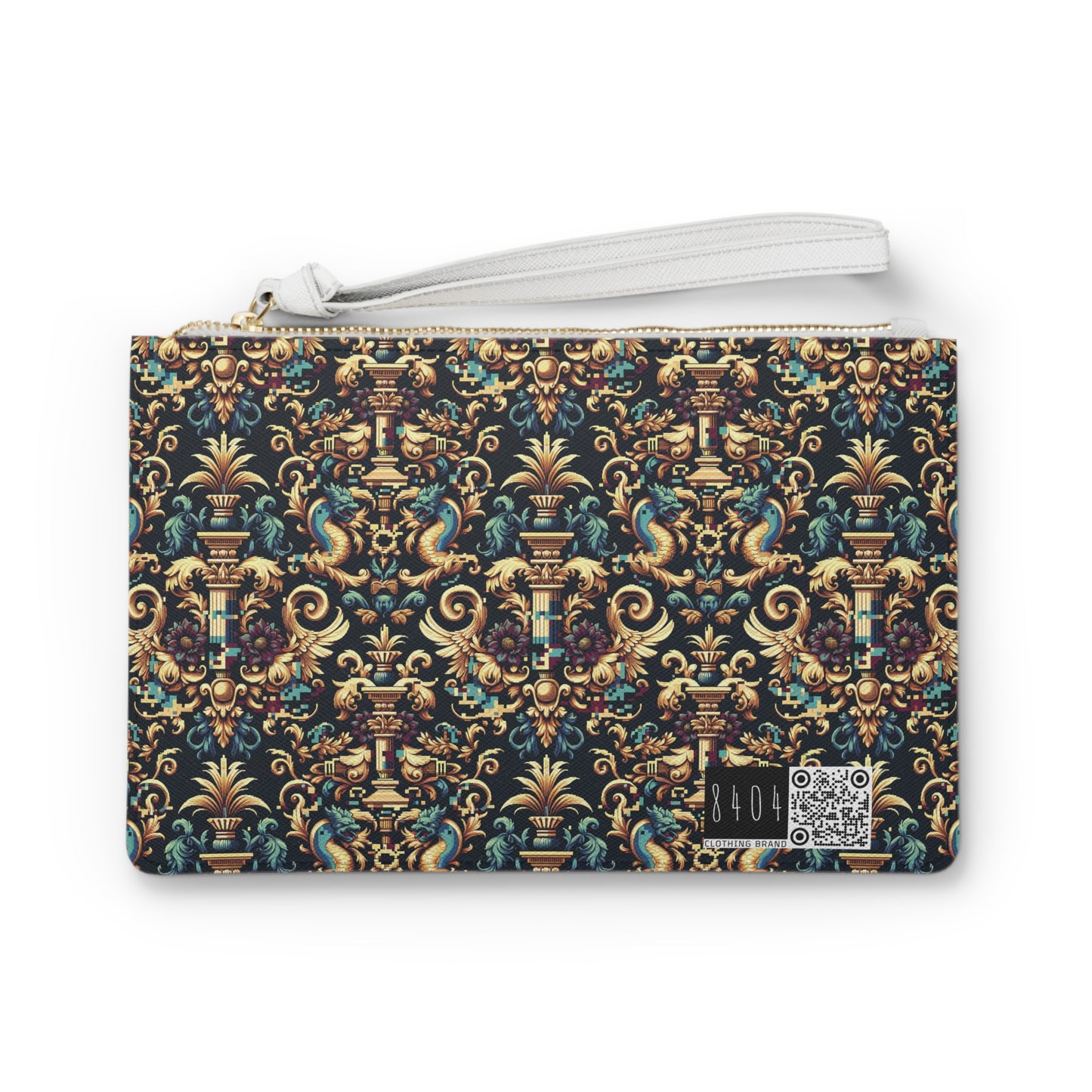 Digital Renaissance Modern Baroque Fusion Clutch Bag - 8404 Design-57