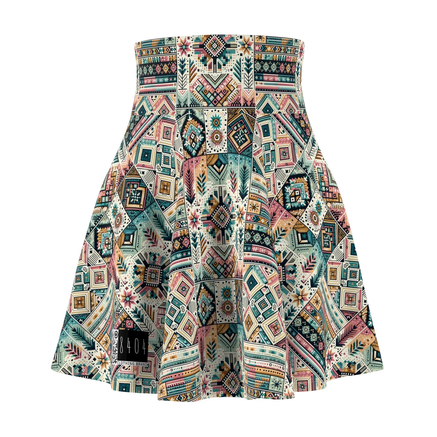 Digital Artisanal Fusion Digital Artisanal Women's Skater Skirt - 8404 Design-49