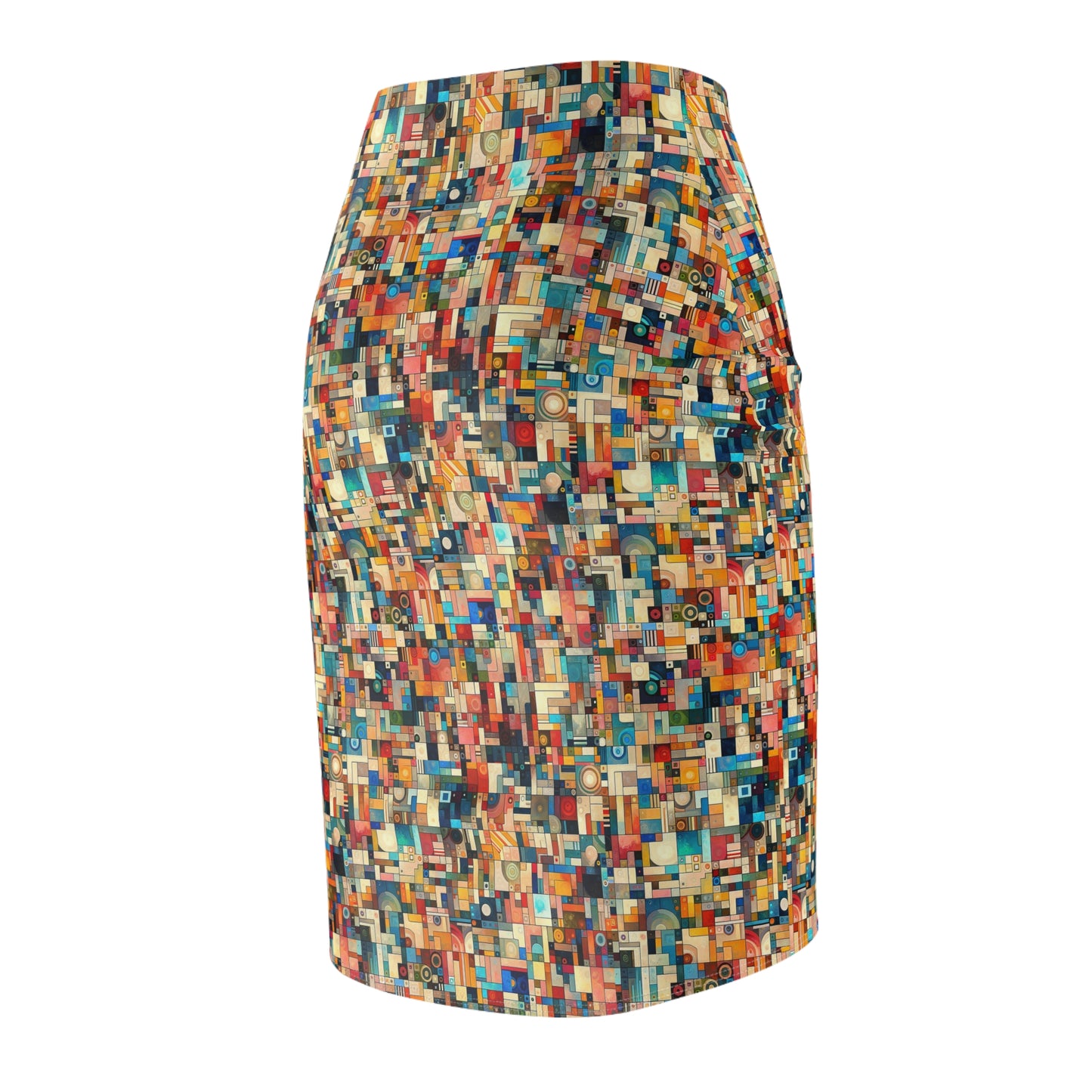 Digital Artistic Expression Artistic Streetwear Women's Pencil Skirt - 8404 Design-46