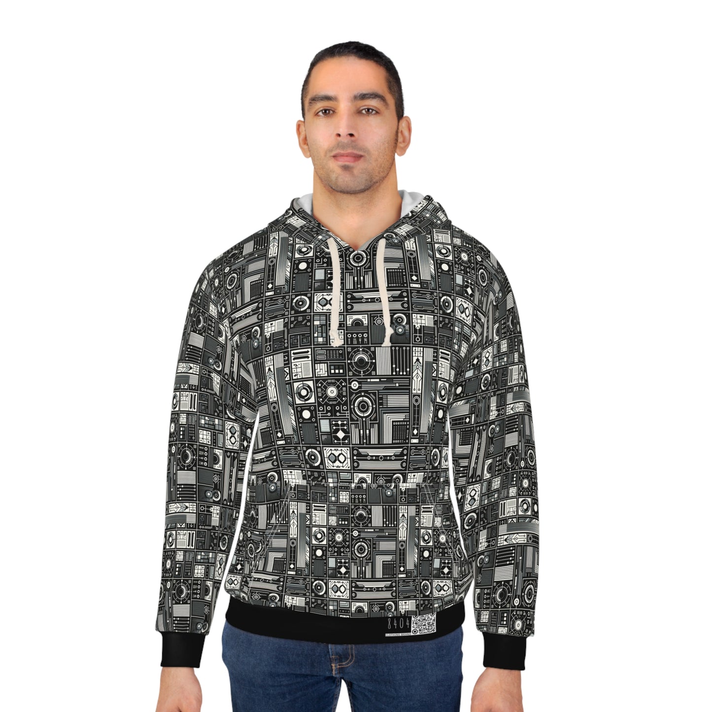 Digital Minimalism Minimalist Tech Pullover Hoodie - 8404 Design-62