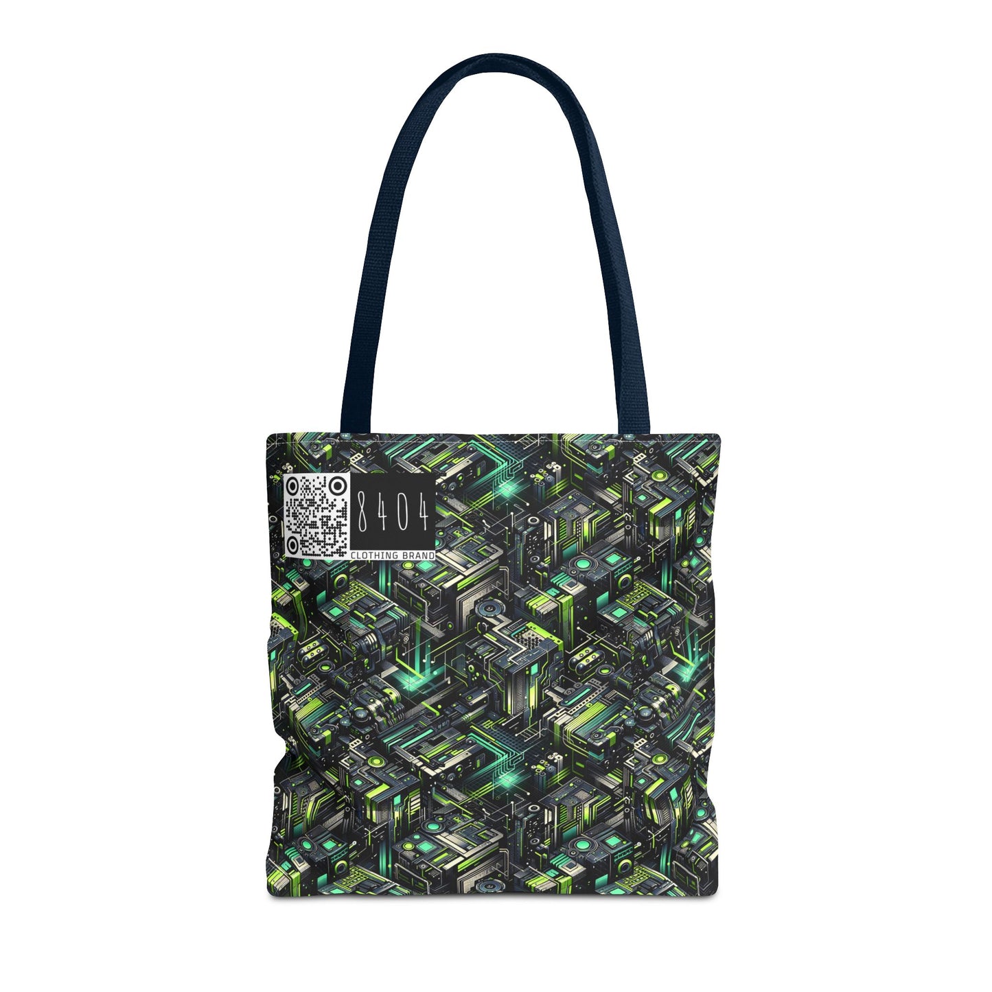 Tech-Infused Graphics Tech-Forward Streetwear Tote Bag - 8404 Design-47