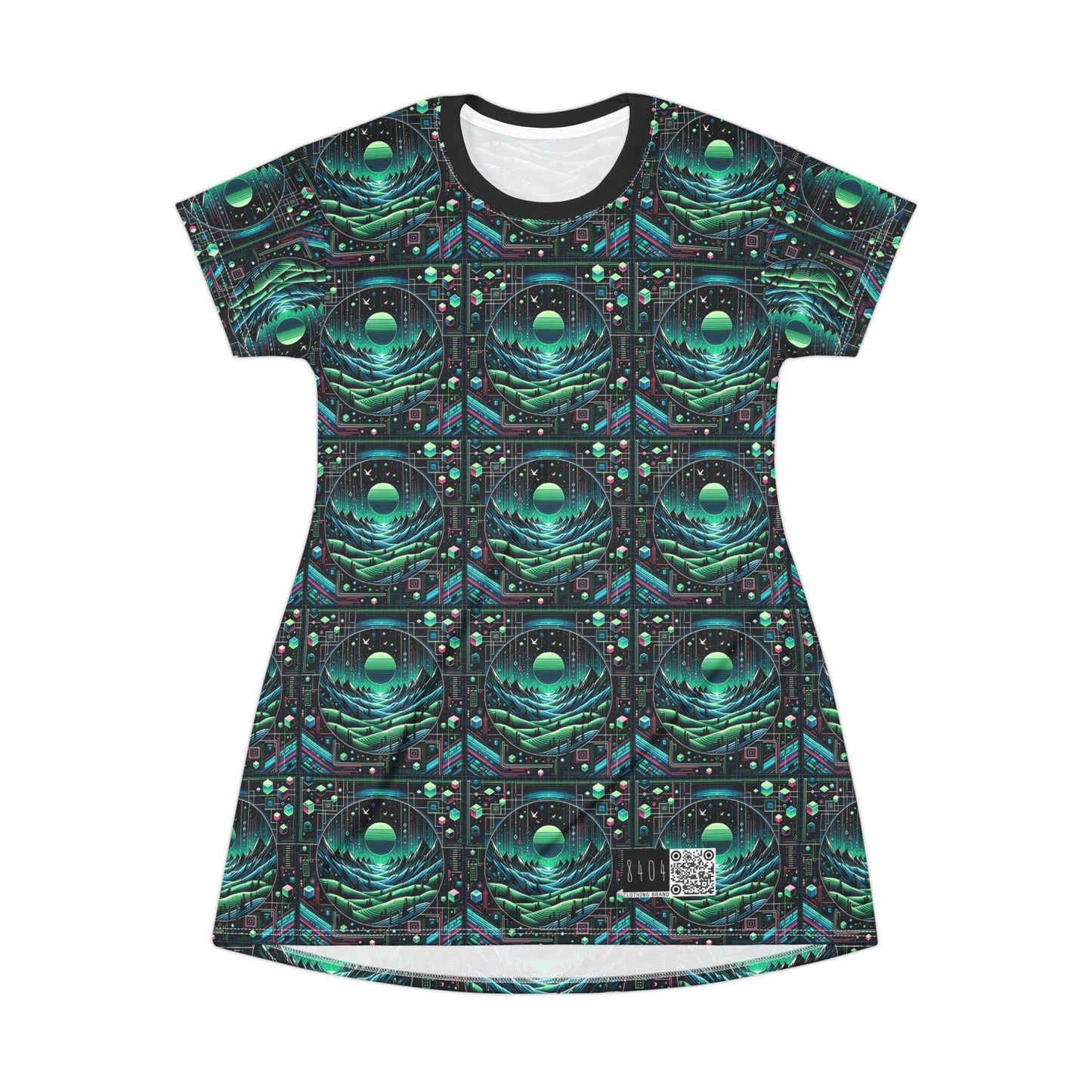 Digital Adventure Graphics Digital Explorer T-Shirt Dress - 8404 Design-59