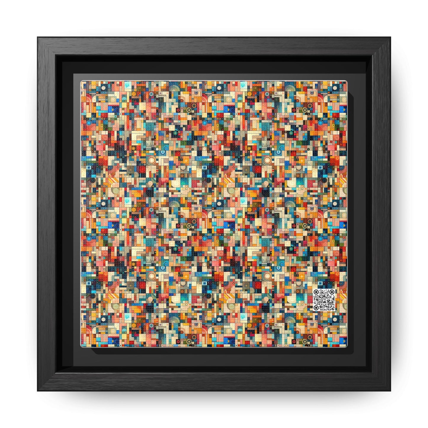 Digital Artistic Expression Artistic Streetwear Matte Canvas, Framed (multi-Color) - 8404 Design-46 B