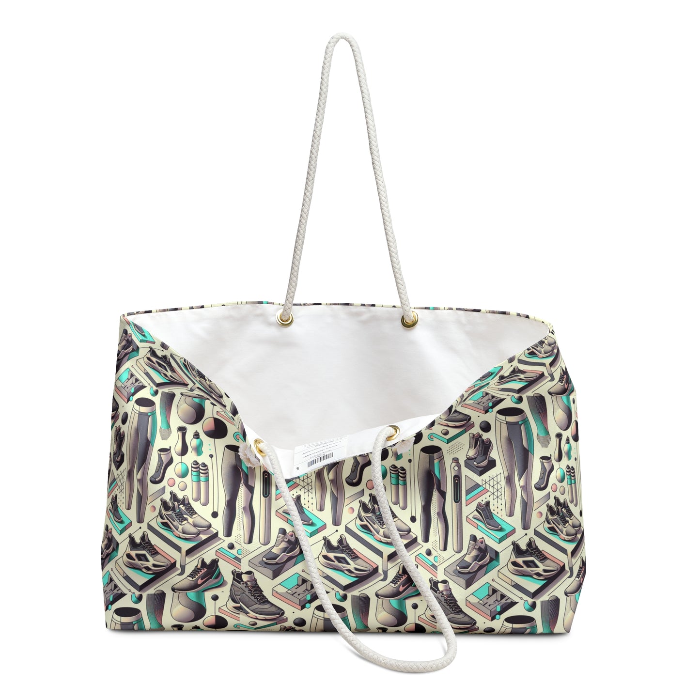 Tech-Infused Athleisure Futuristic Athletic Tech Weekender Bag - 8404 Design-44