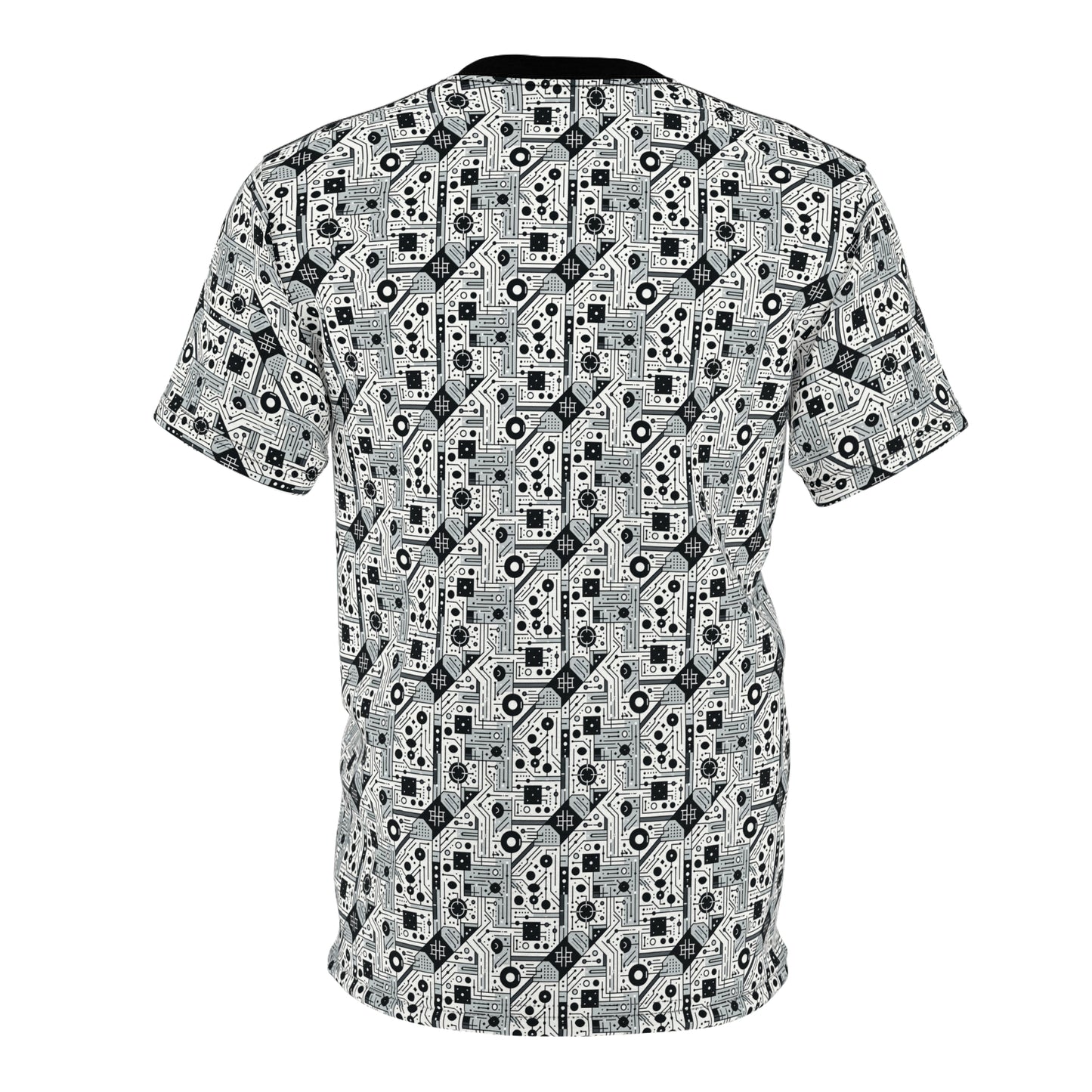 Digital Minimalism Minimalist Tech Unisex Cut & Sew Tee - 8404 Design-48