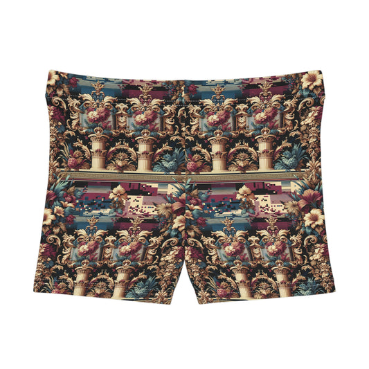 Digital Renaissance Modern Baroque Fusion Women's Shorts - 8404 Design-58