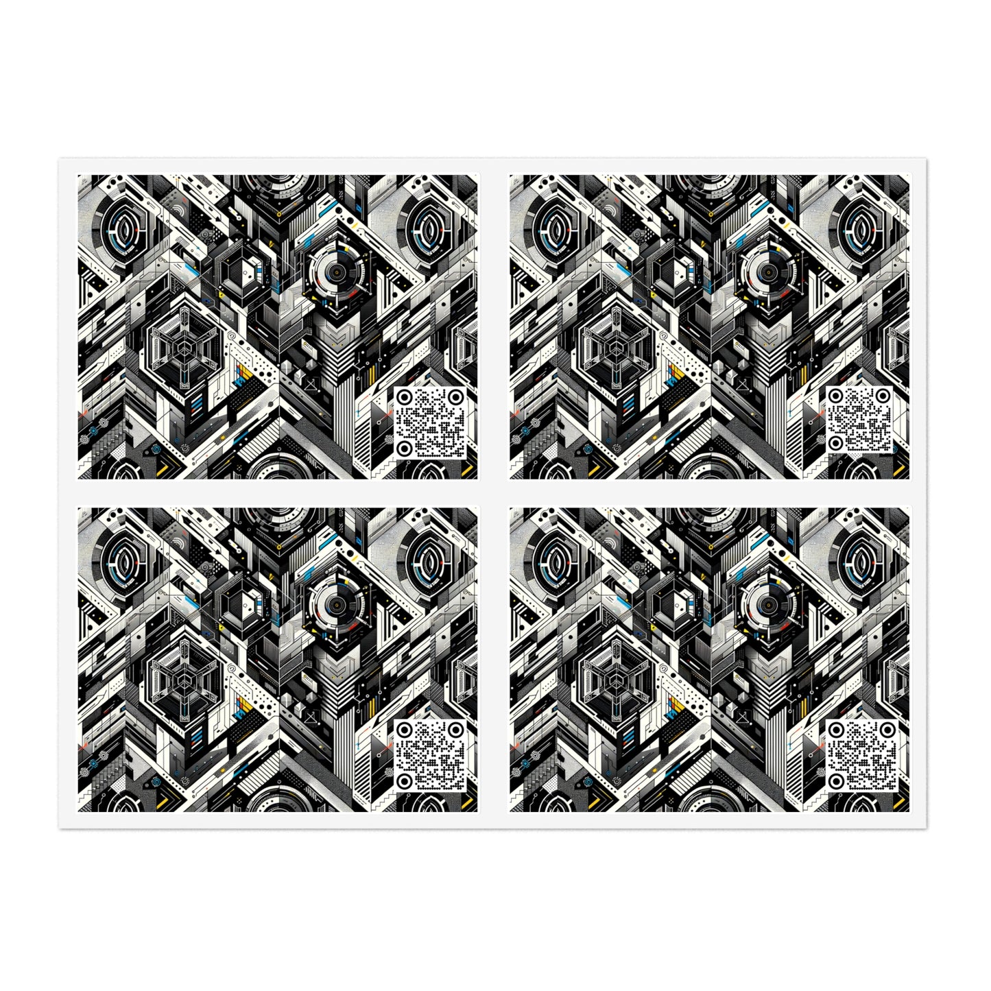 Tech Athletic Fusion Tech-Forward Athletic Sticker Sheets - 8404 Design-63